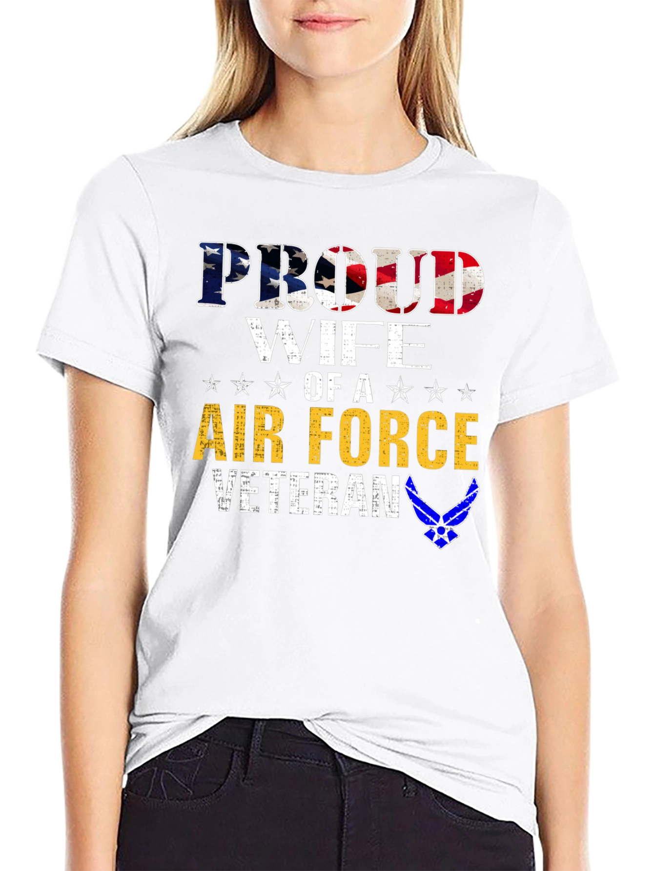 Proud Wife of an Air Force Veteran T-Shirt