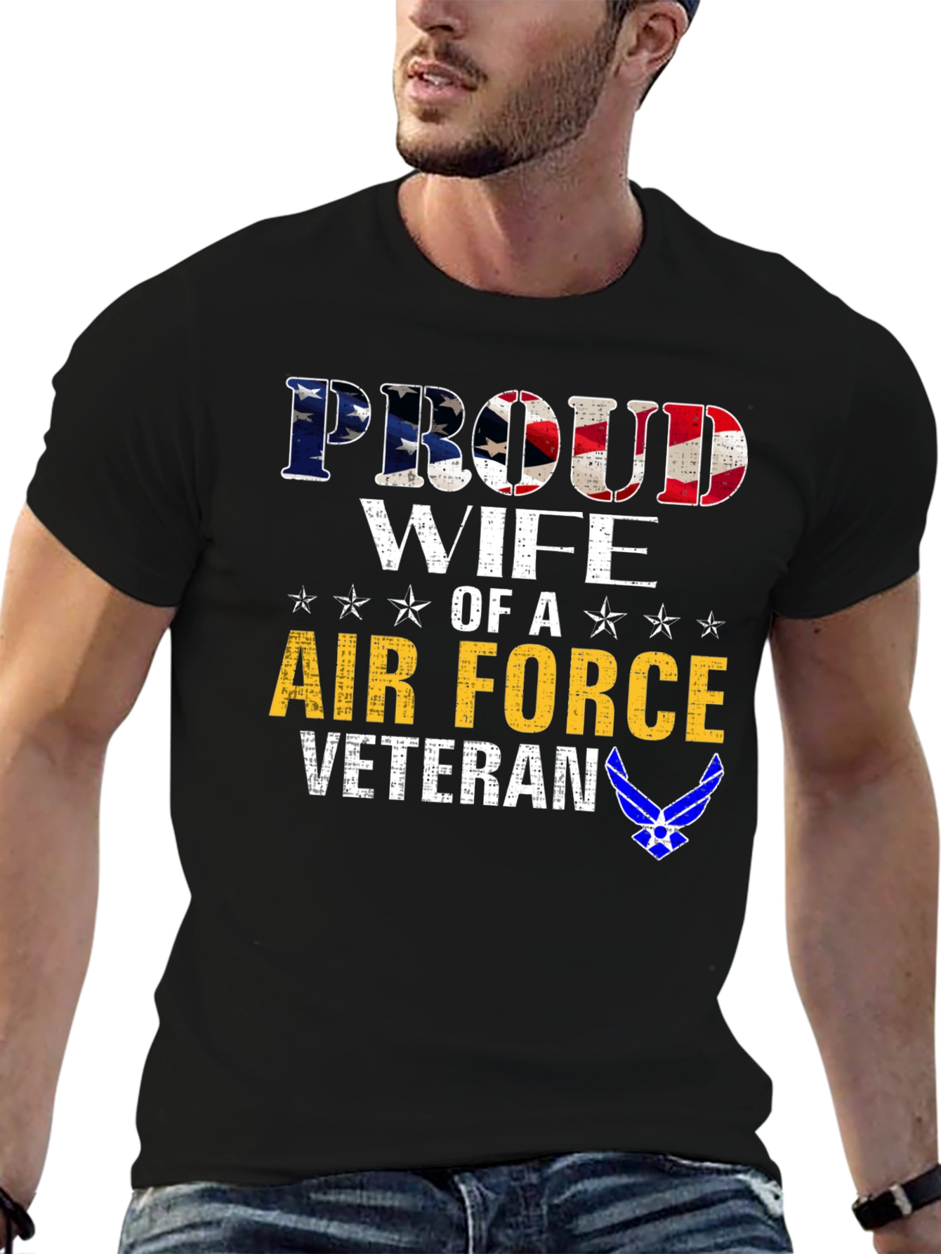 Proud Wife of an Air Force Veteran T-Shirt