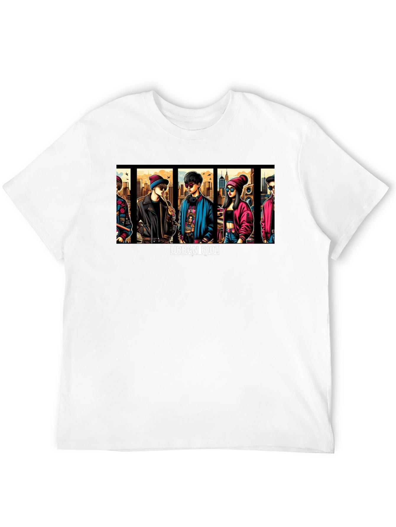 Urban Riot Graphic Print T-Shirt
