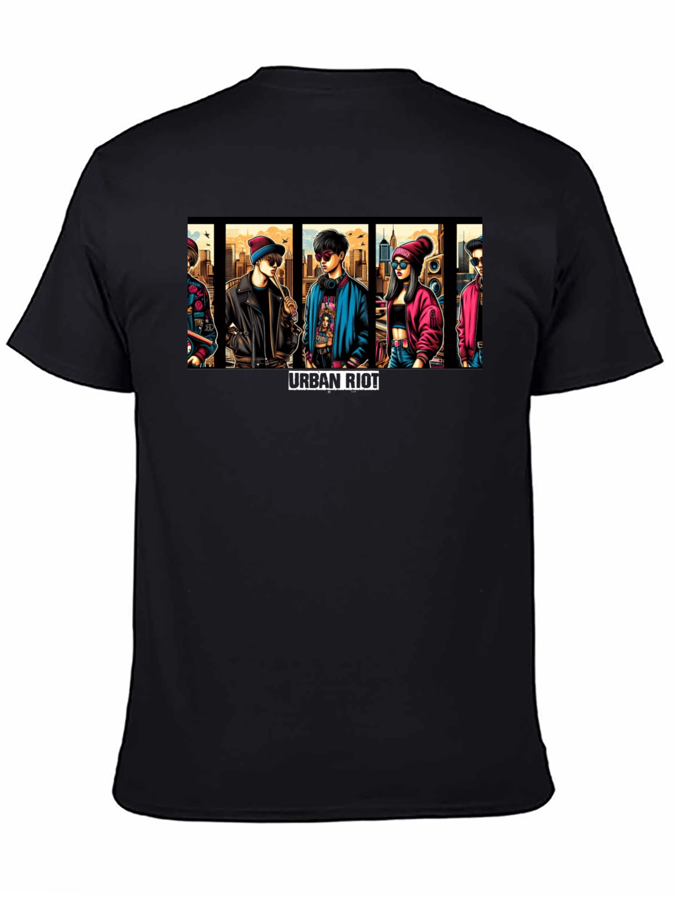 Urban Riot Graphic Print T-Shirt