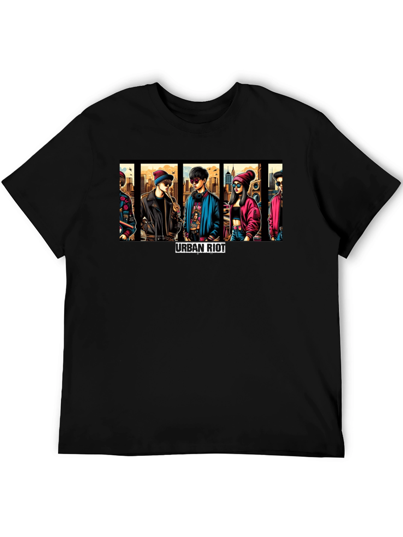 Urban Riot Graphic Print T-Shirt