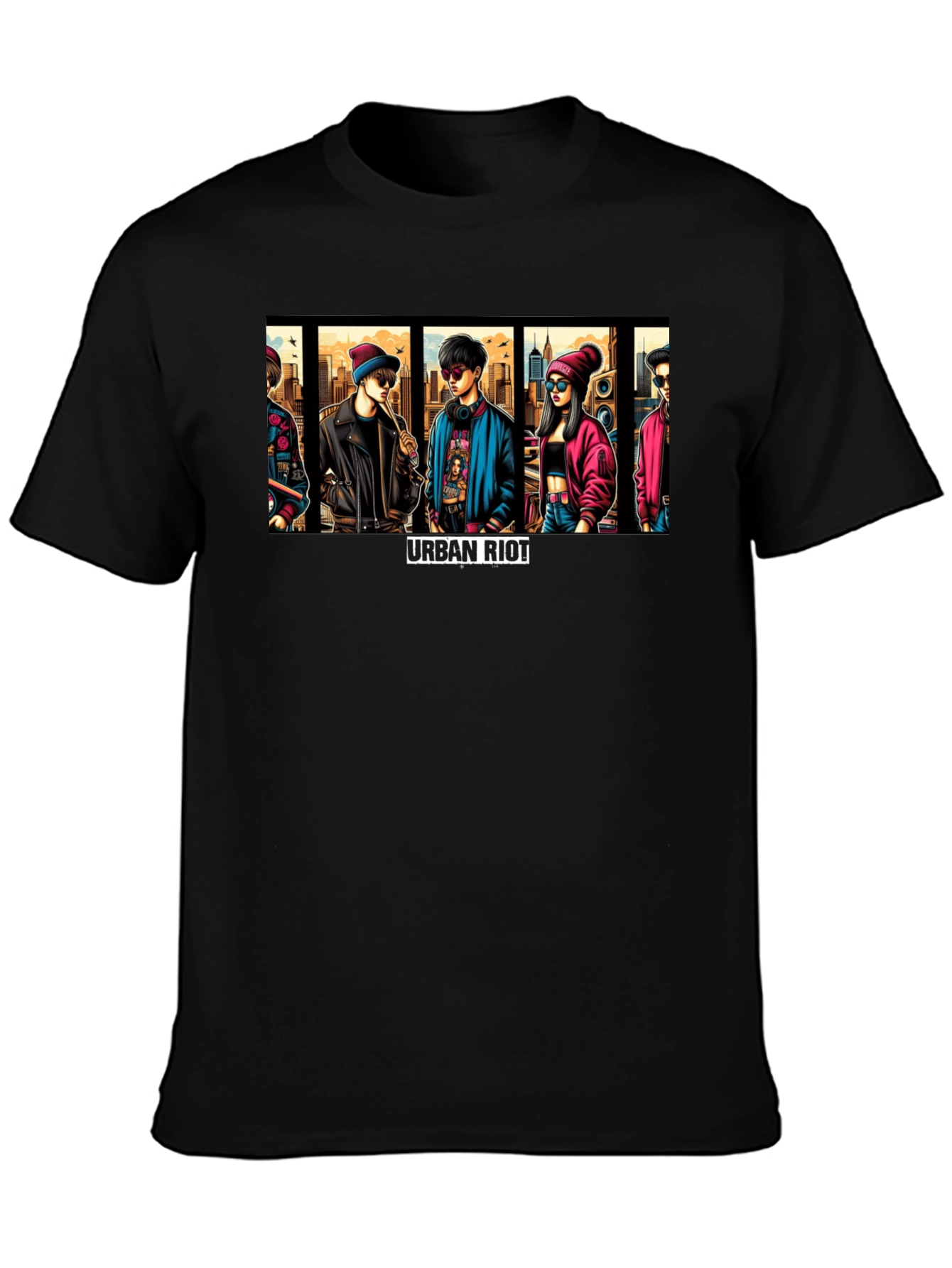 Urban Riot Graphic Print T-Shirt