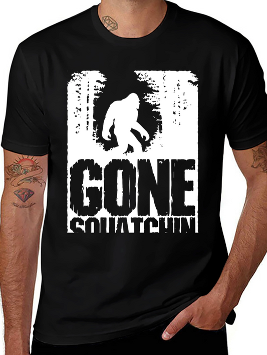 Gone Squatchin T-Shirt - Bigfoot Adventure Tee