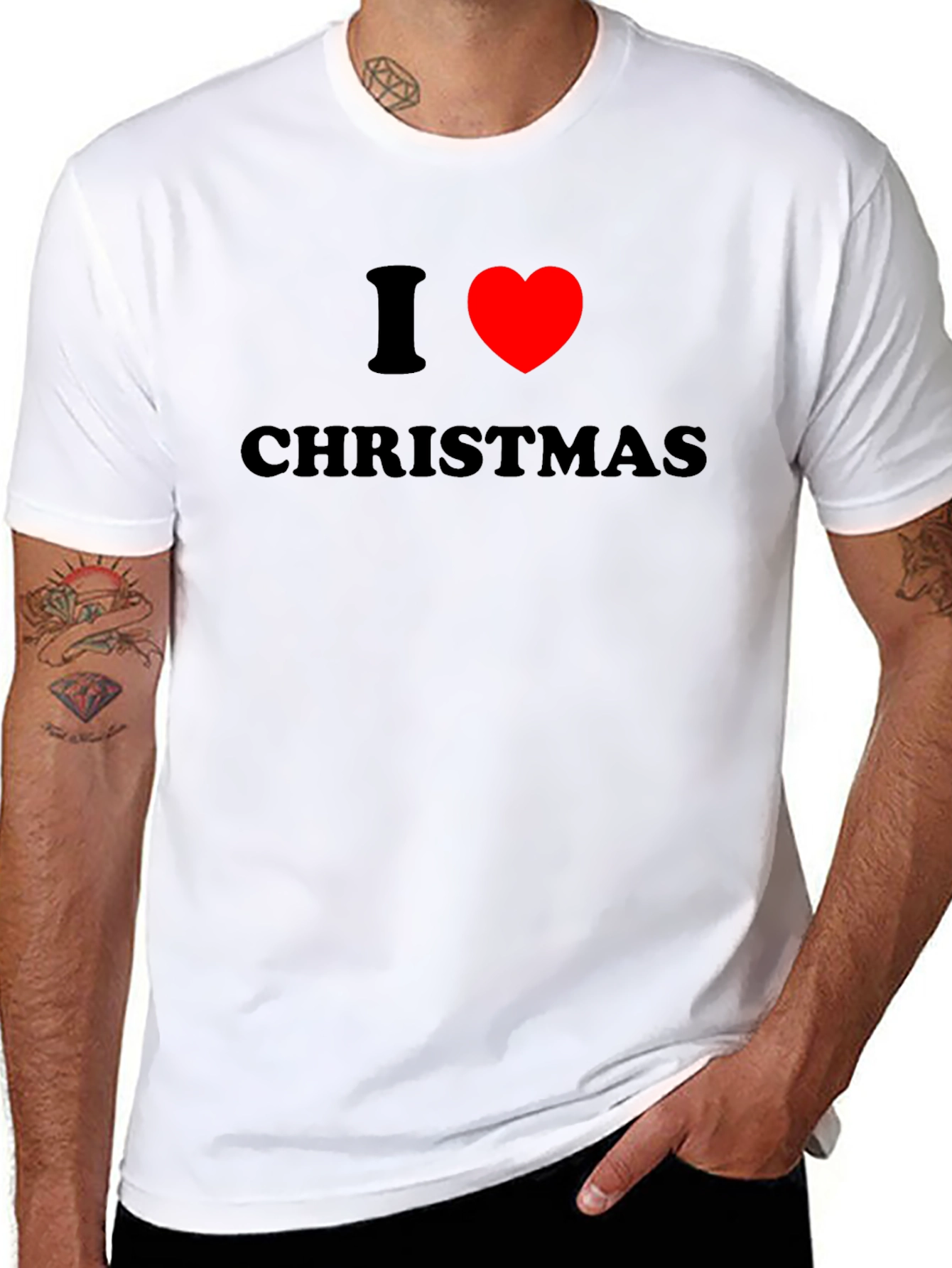 I Love Christmas Graphic T-Shirt - Holiday Edition