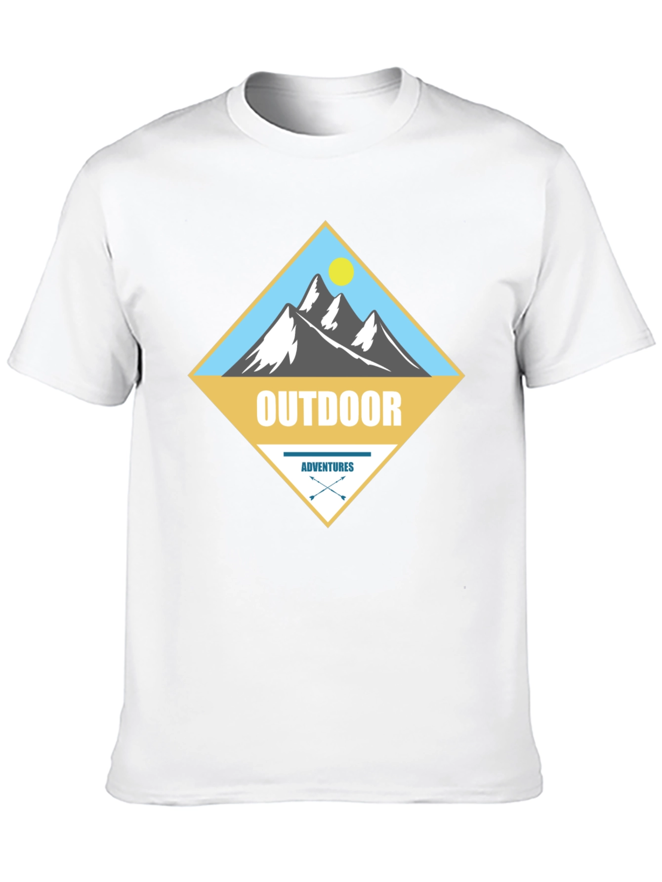 Outdoor Adventures Graphic Tee - Mens Black T-Shirt