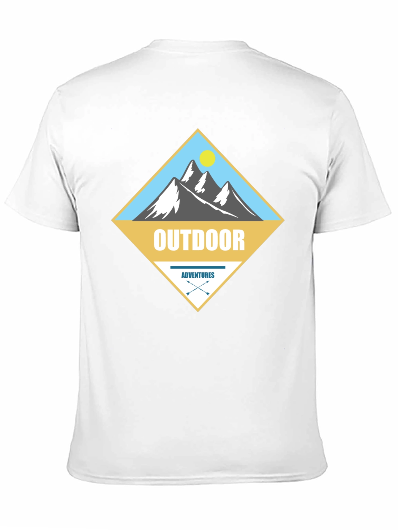 Outdoor Adventures Graphic Tee - Mens Black T-Shirt