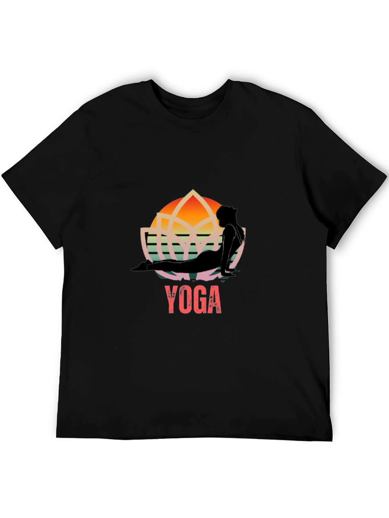 Yoga Silhouette Graphic T-Shirt