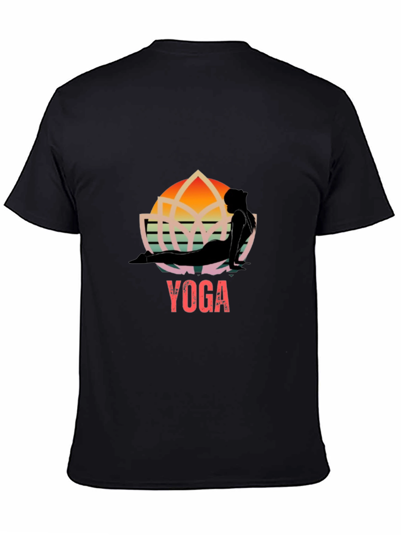 Yoga Silhouette Graphic T-Shirt