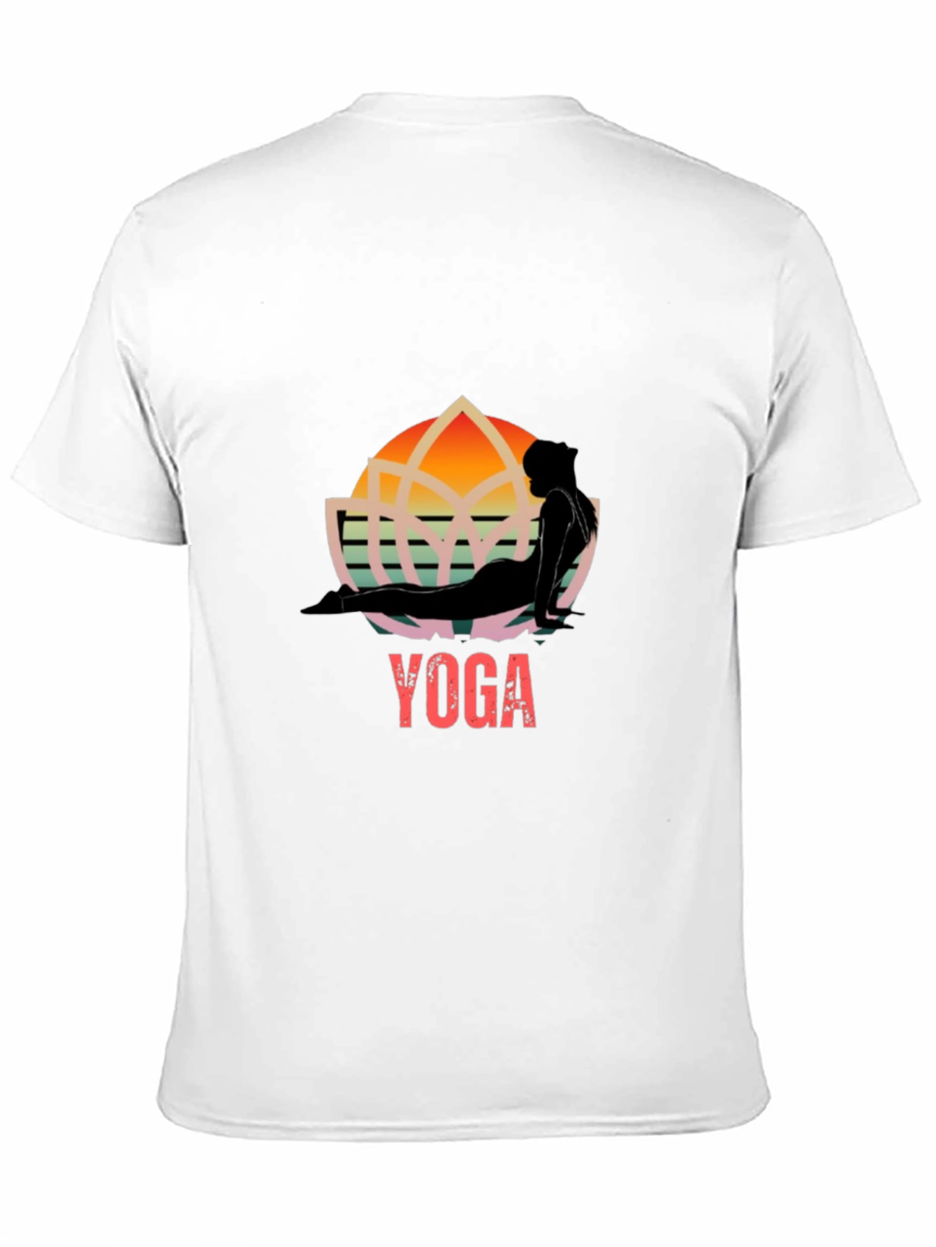Yoga Silhouette Graphic T-Shirt