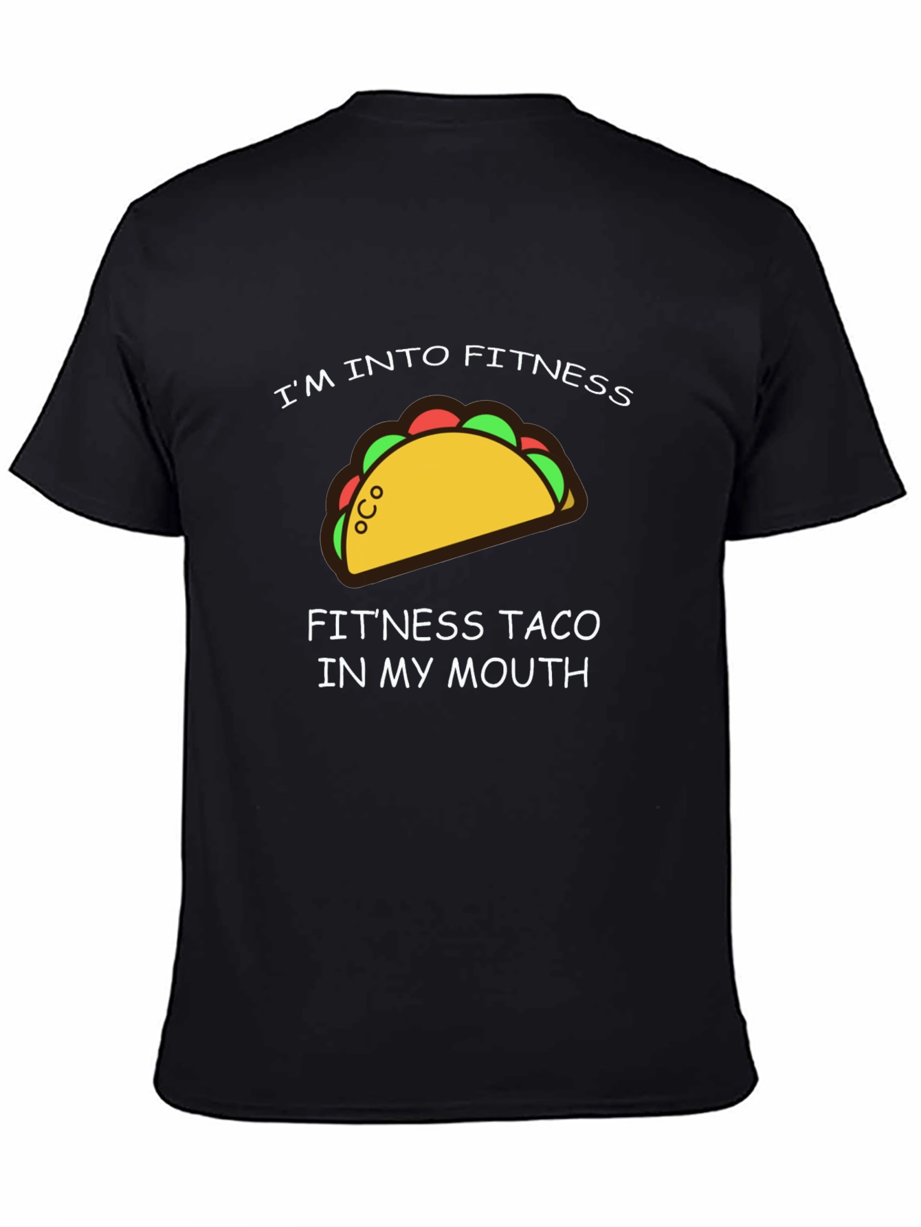 Fitness Taco Graphic T-Shirt - Funny Workout Tee