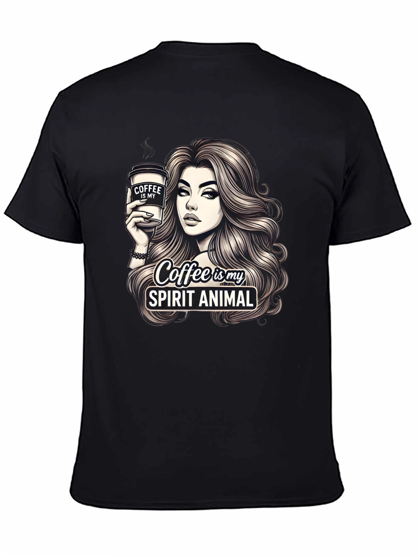 Coffee is My Spirit Animal Graphic Tee