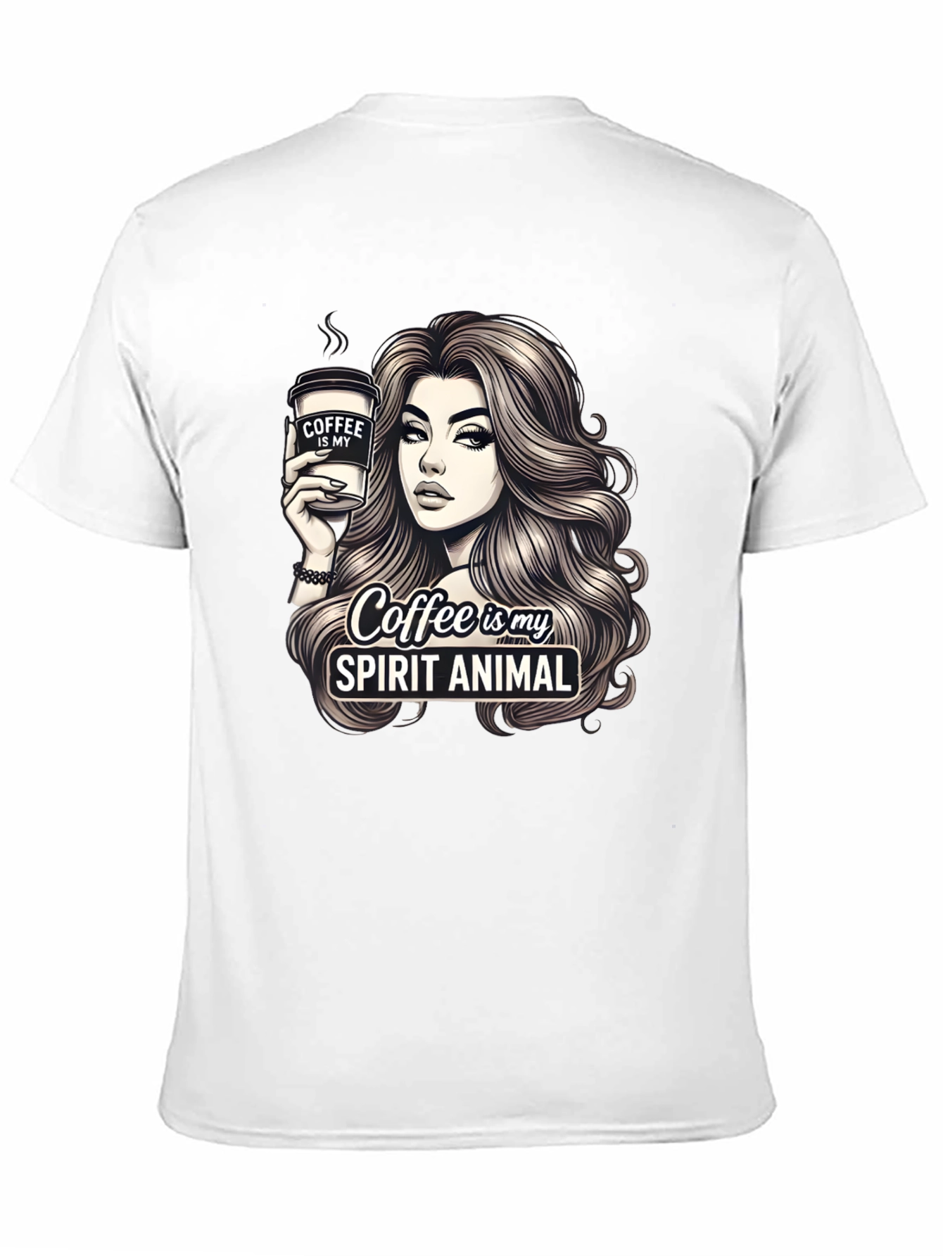 Coffee is My Spirit Animal Graphic Tee