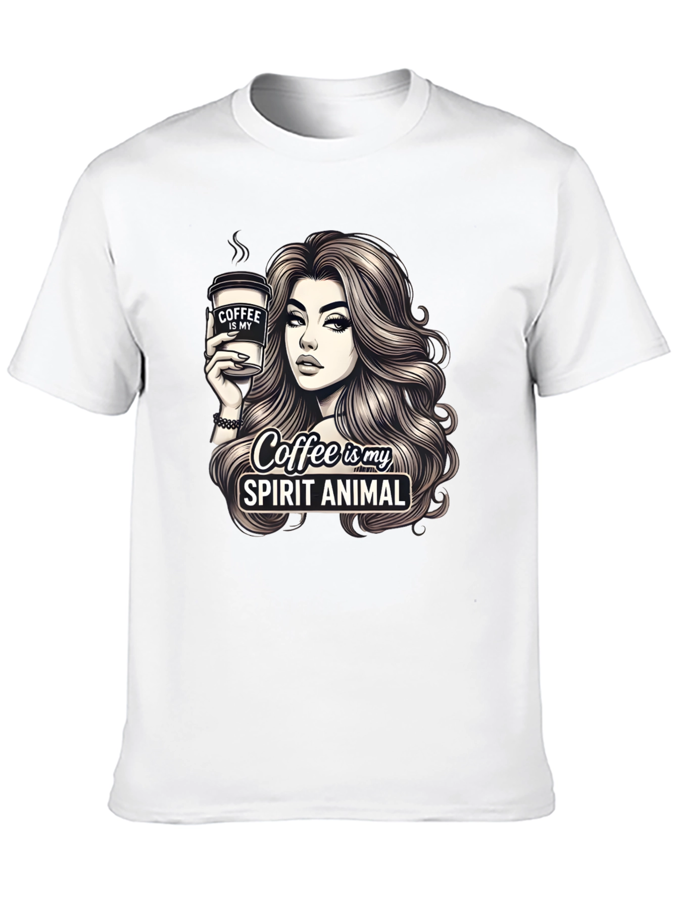 Coffee is My Spirit Animal Graphic Tee