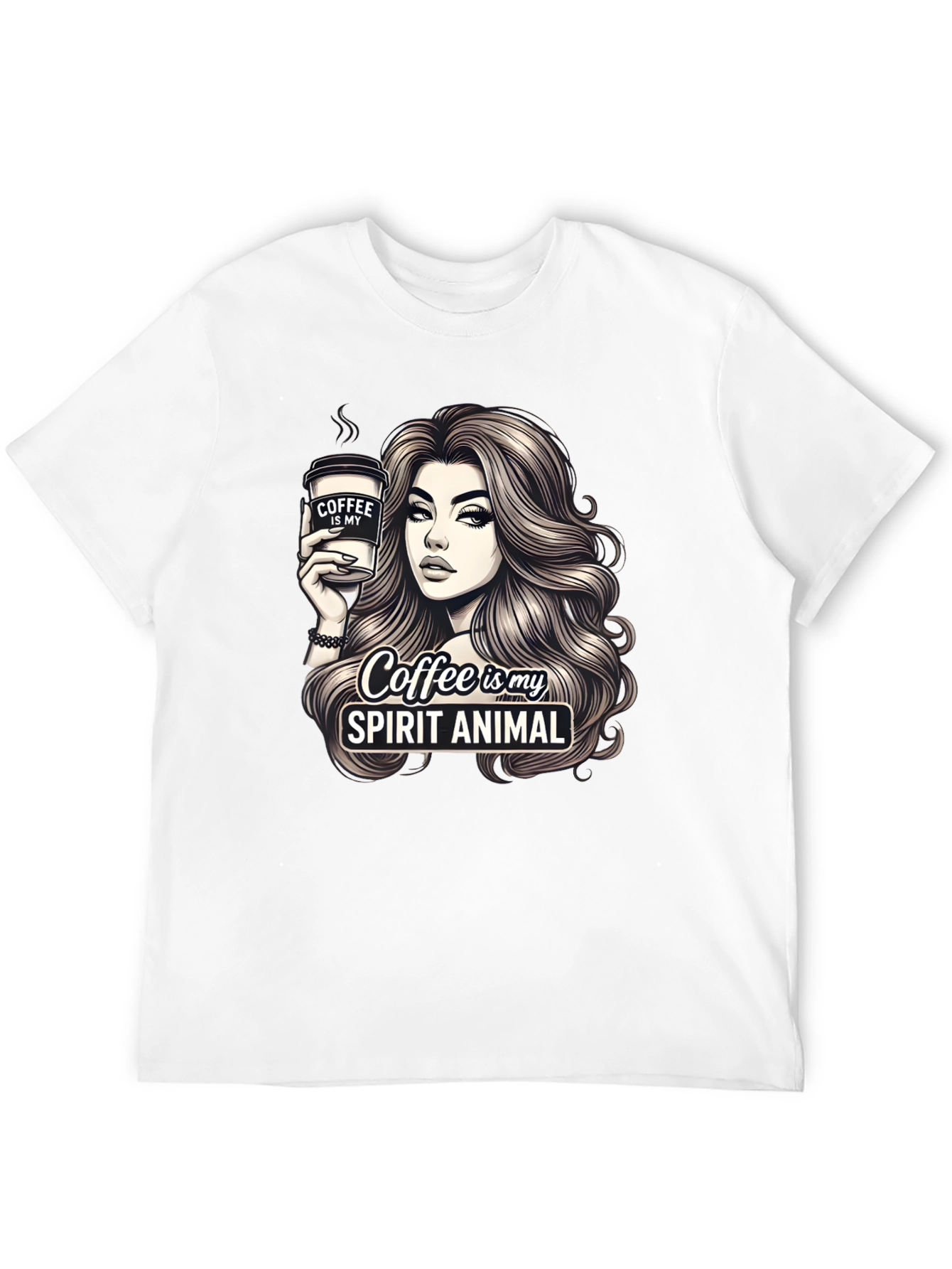 Coffee is My Spirit Animal Graphic Tee