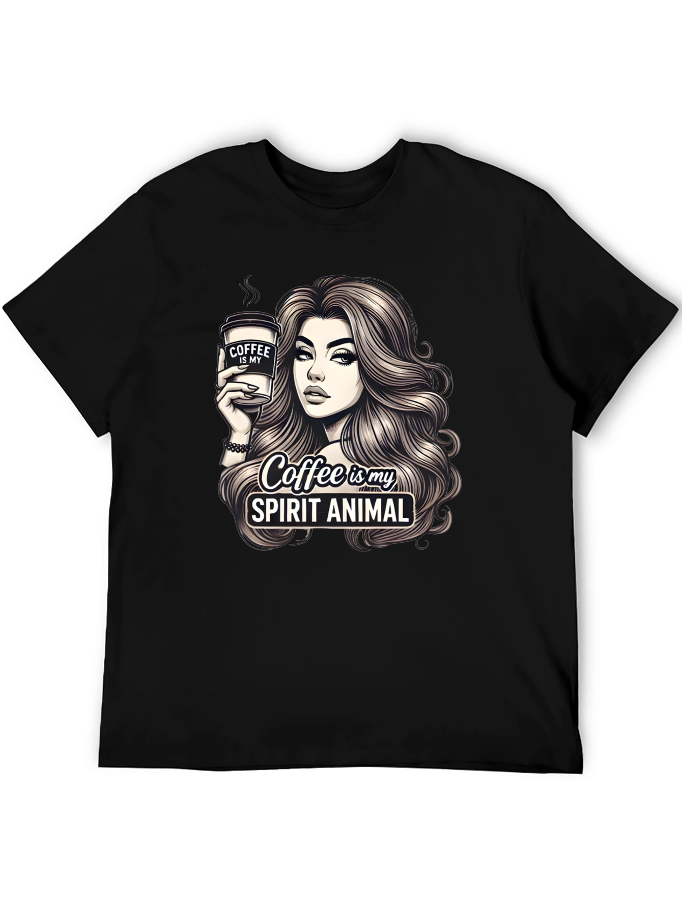 Coffee is My Spirit Animal Graphic Tee