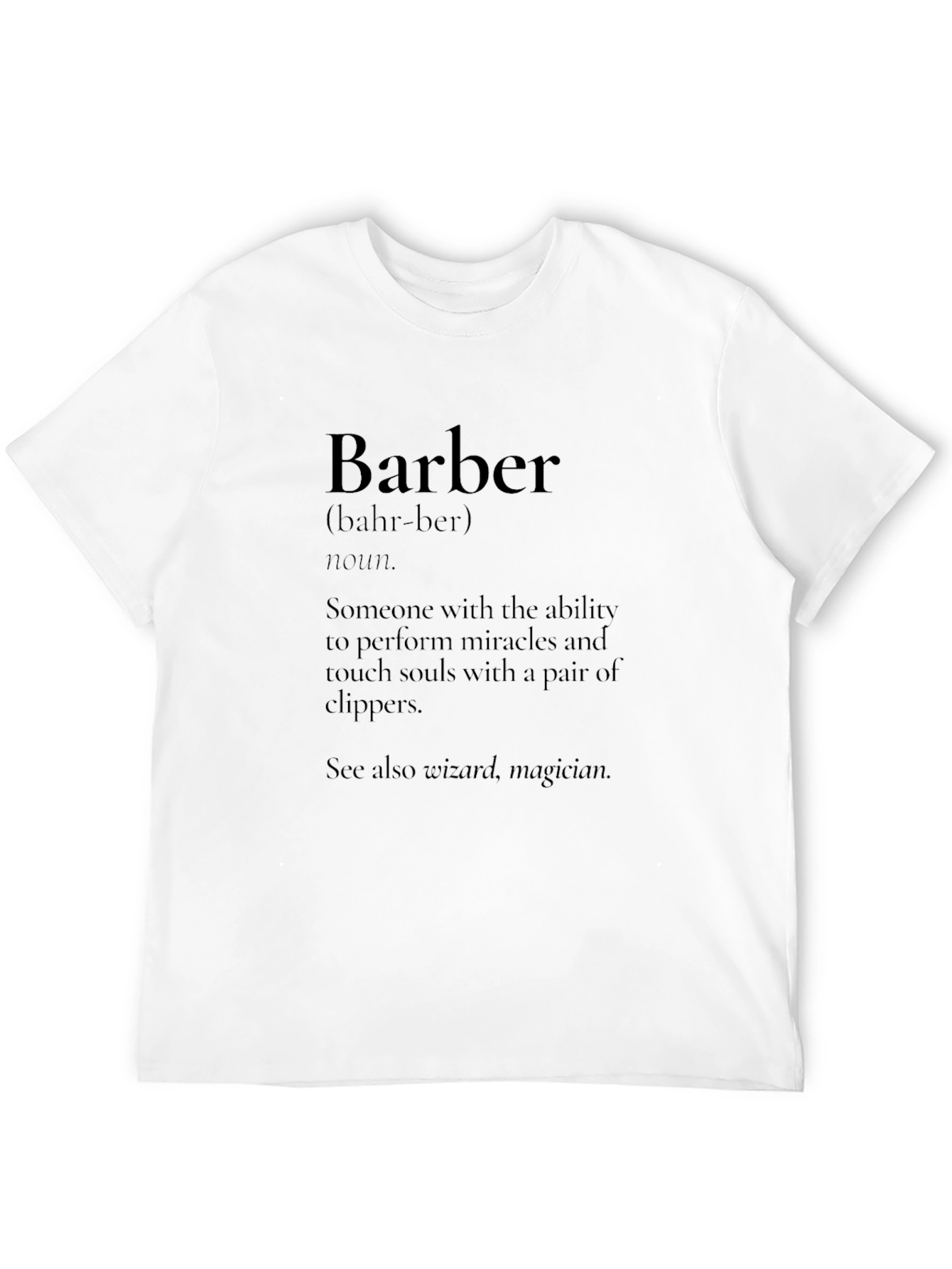 Barber Definition Graphic Tee - Gift for Barbers