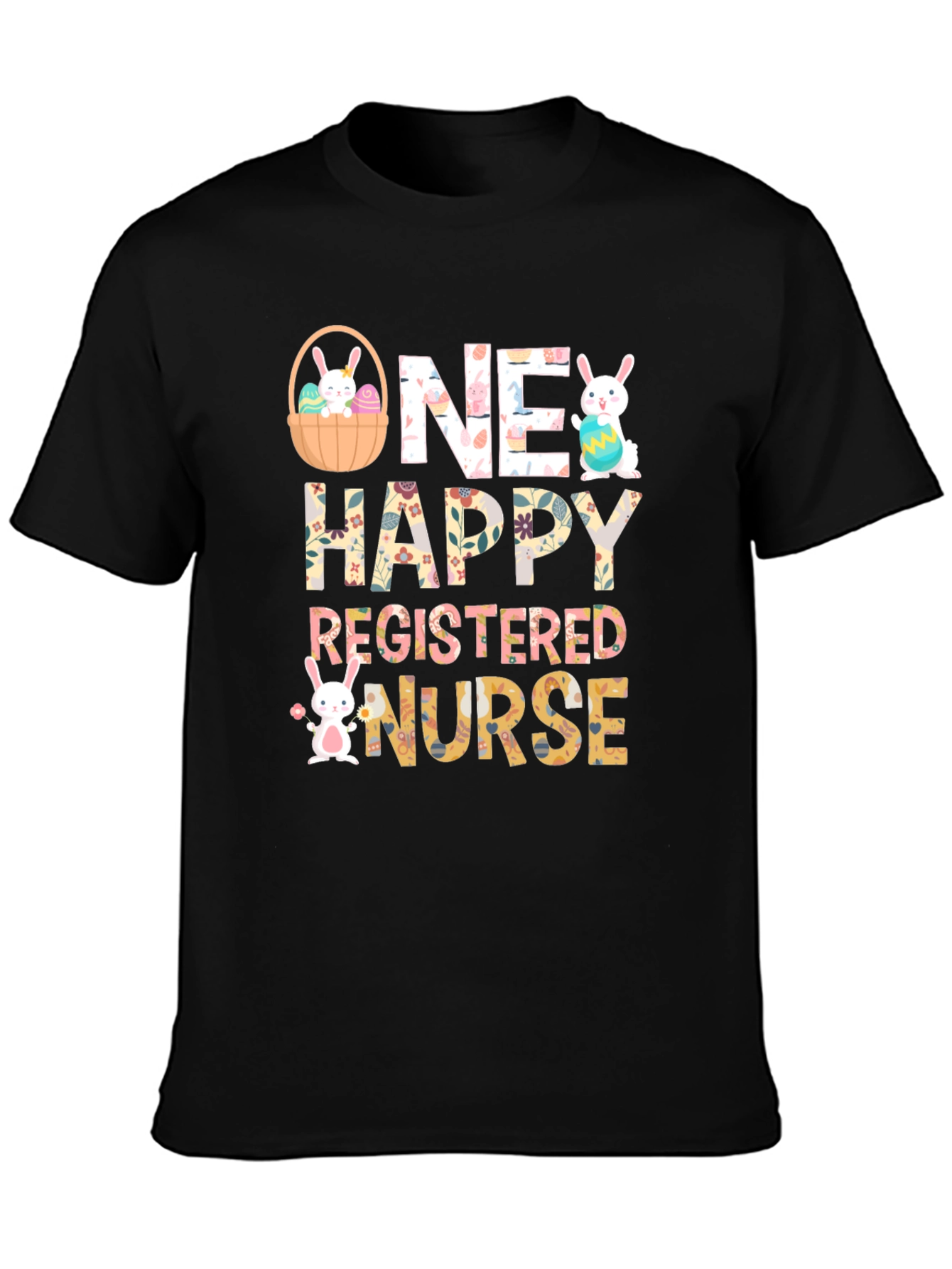 One Happy Registered Nurse Easter T-Shirt