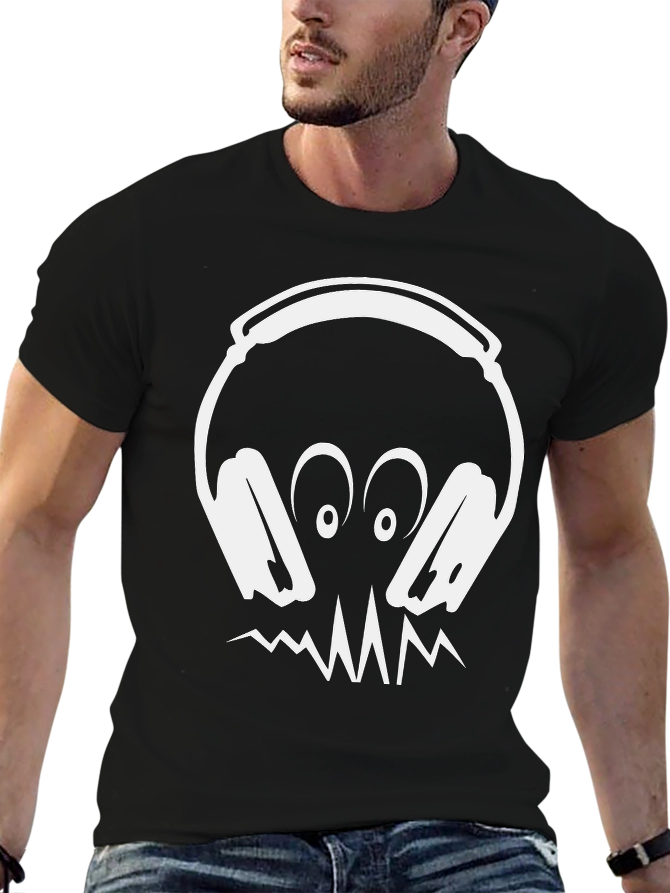 Headphone Monster Graphic T-Shirt