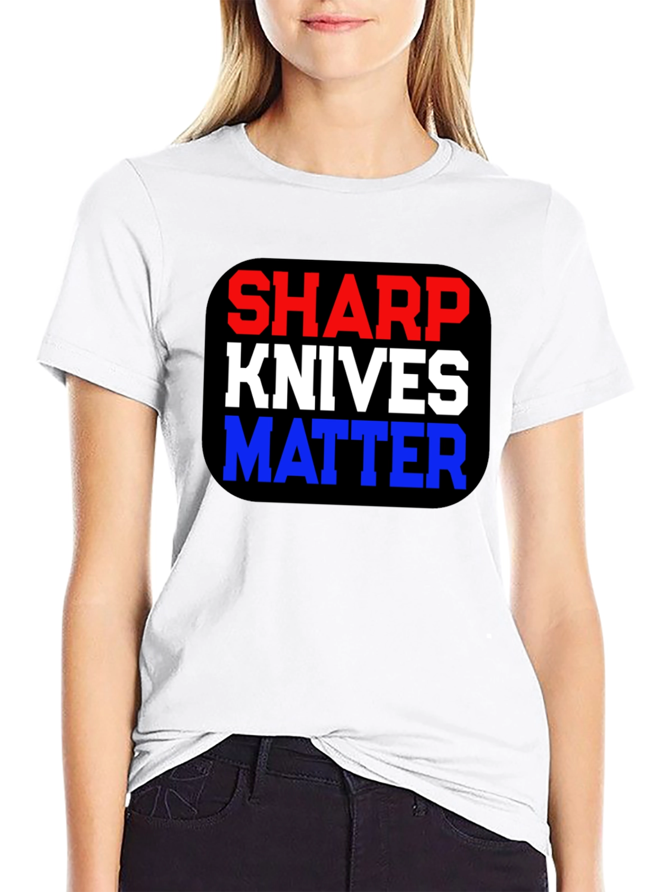 Sharp Knives Matter Graphic T-Shirt