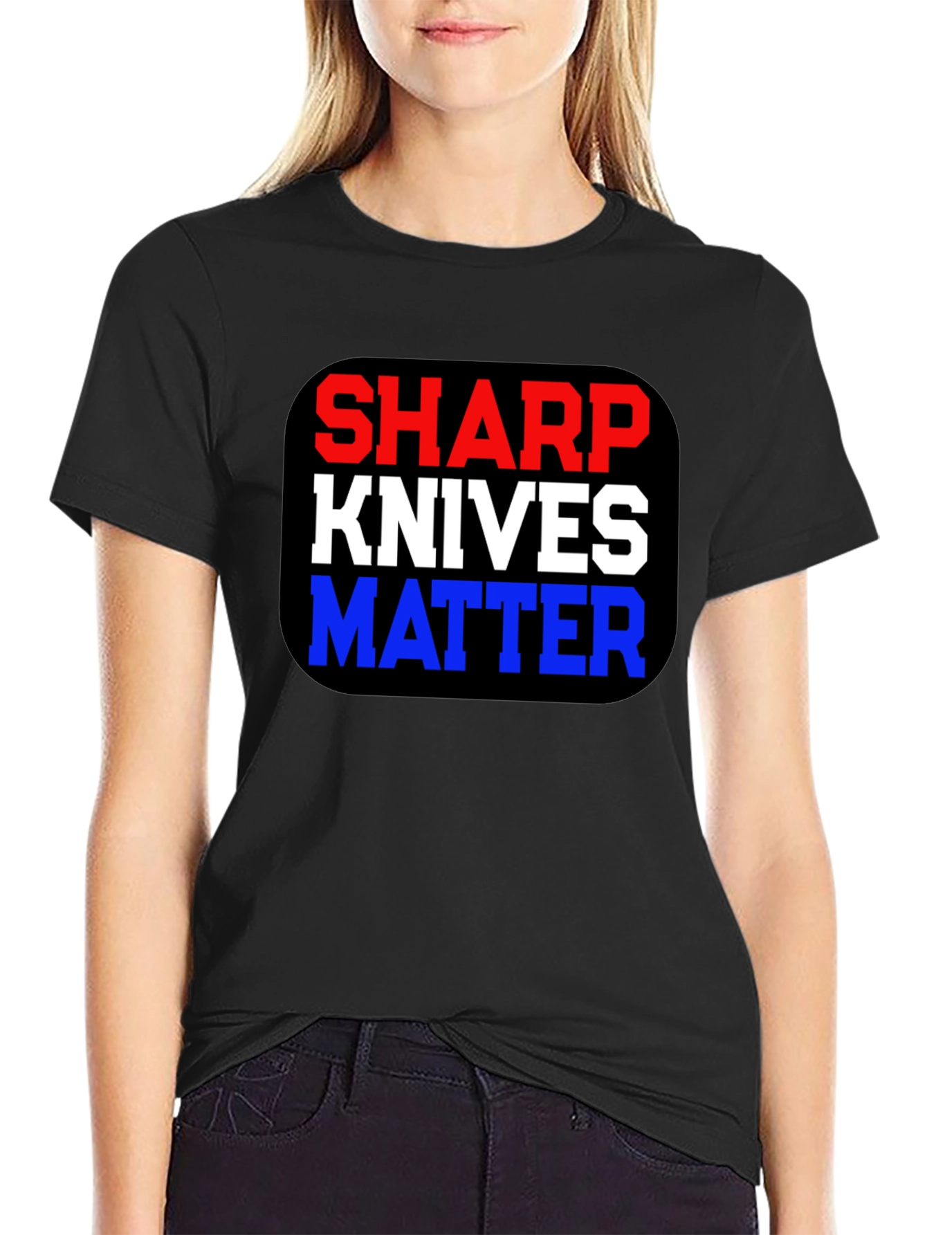 Sharp Knives Matter Graphic T-Shirt