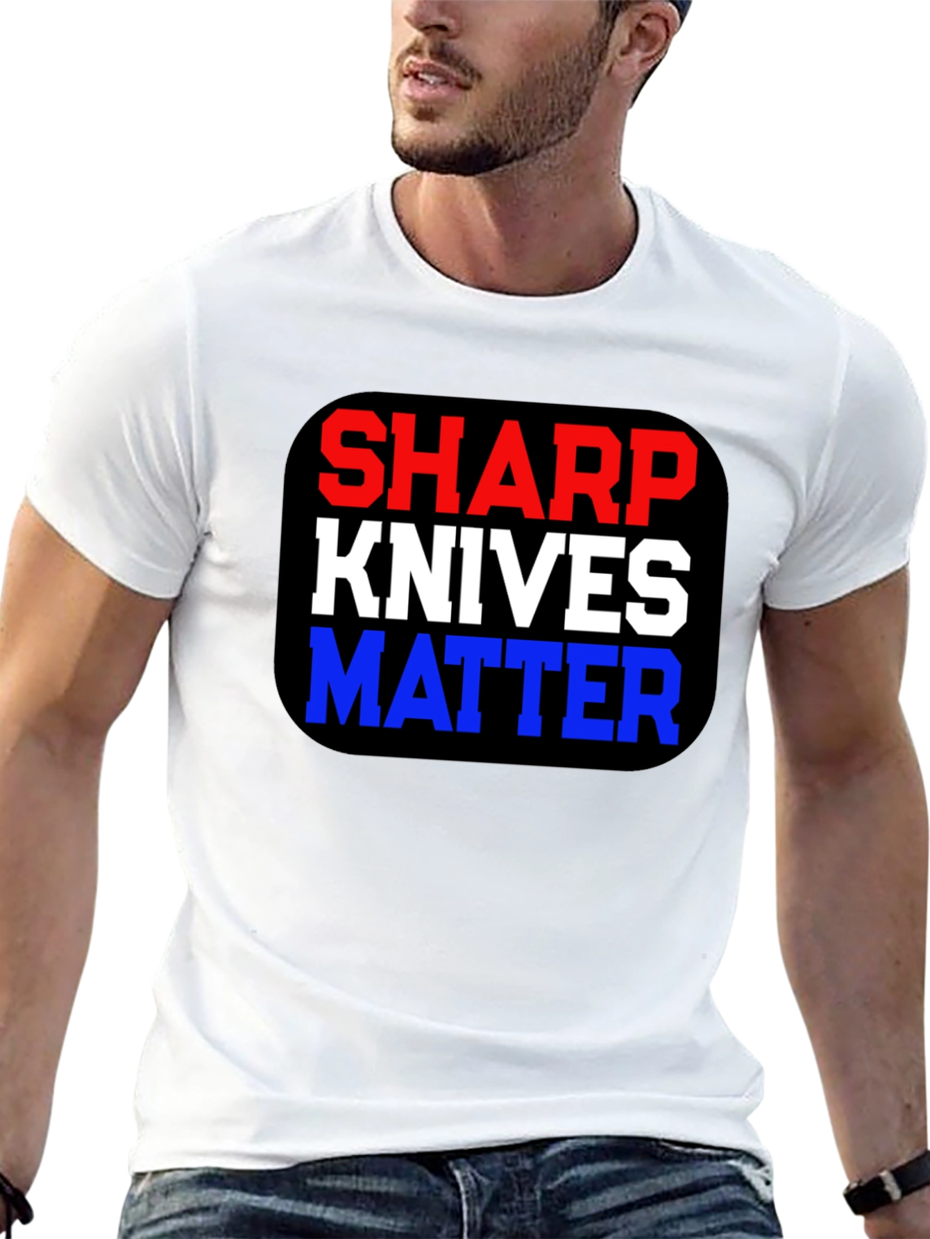 Sharp Knives Matter Graphic T-Shirt