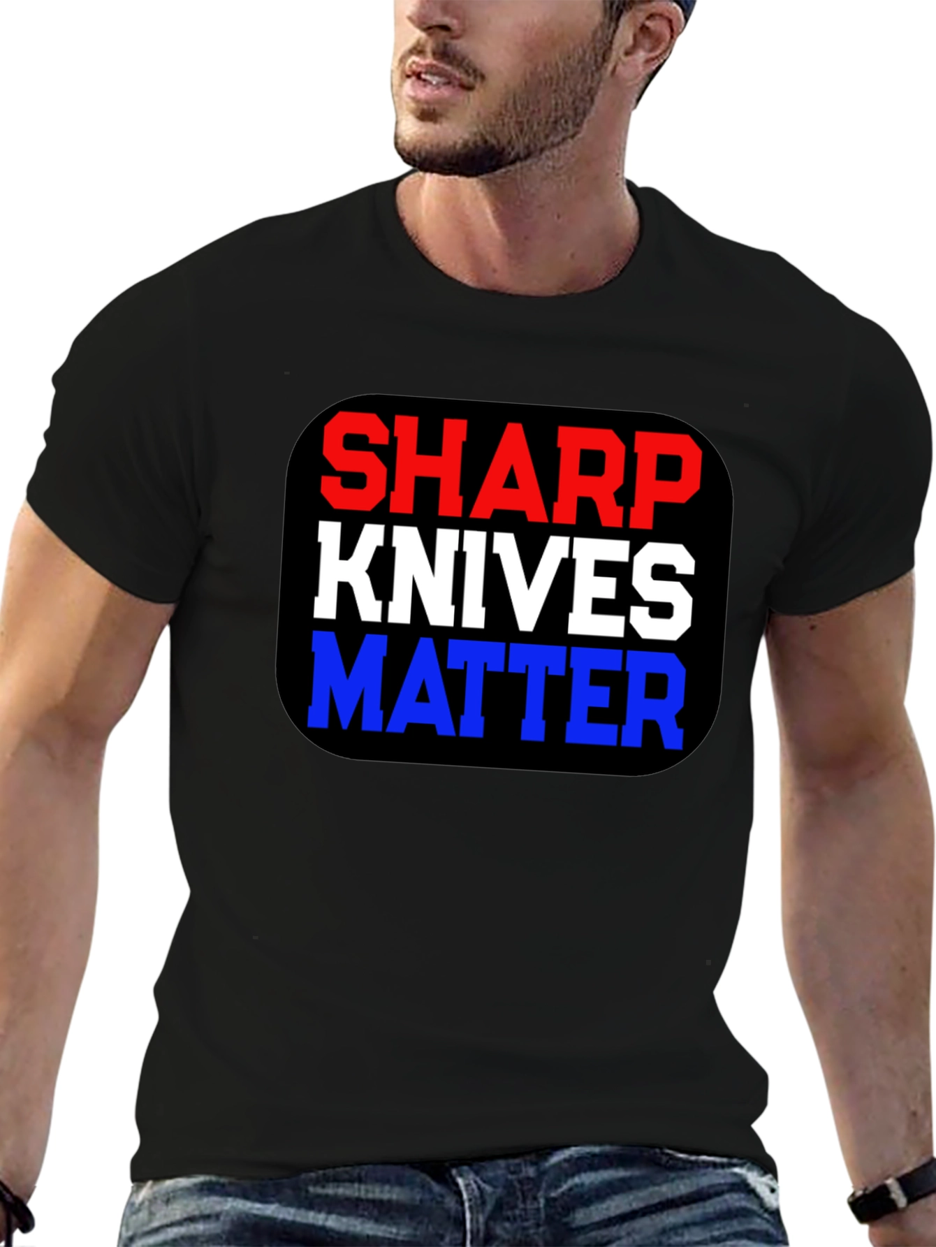 Sharp Knives Matter Graphic T-Shirt