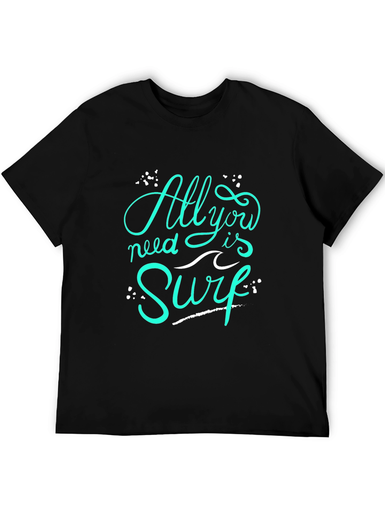 All You Need is Surf - Black T-Shirt