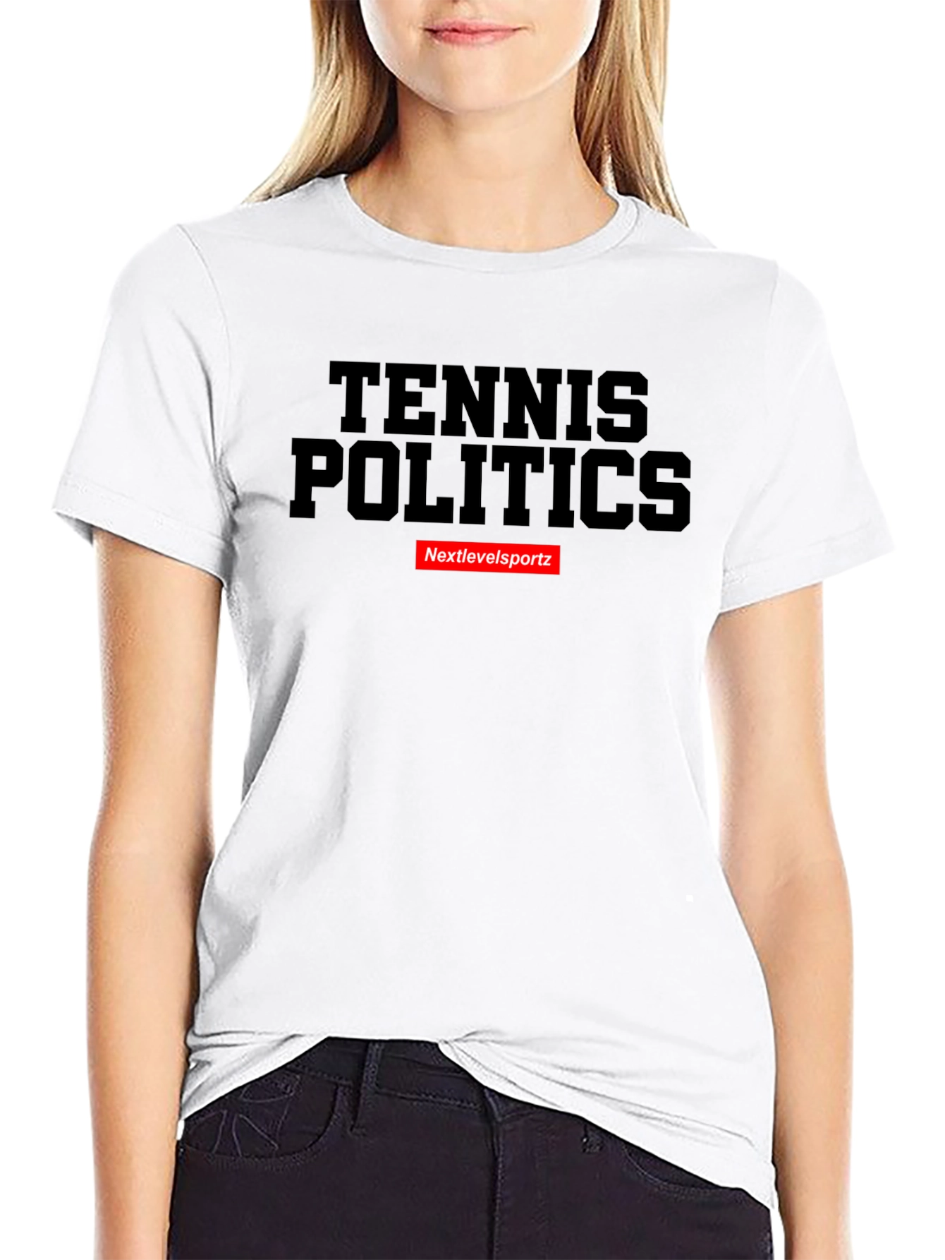 Tennis Politics Graphic T-Shirt