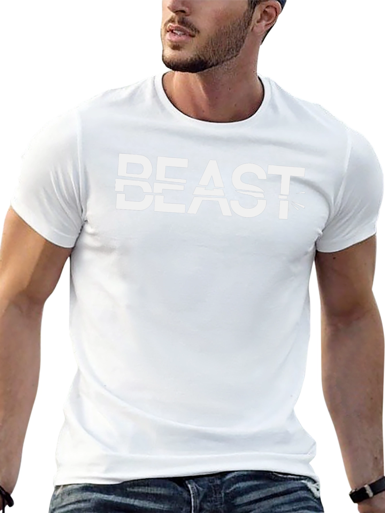 Beast Mode Black Graphic Tee - Fitness Apparel