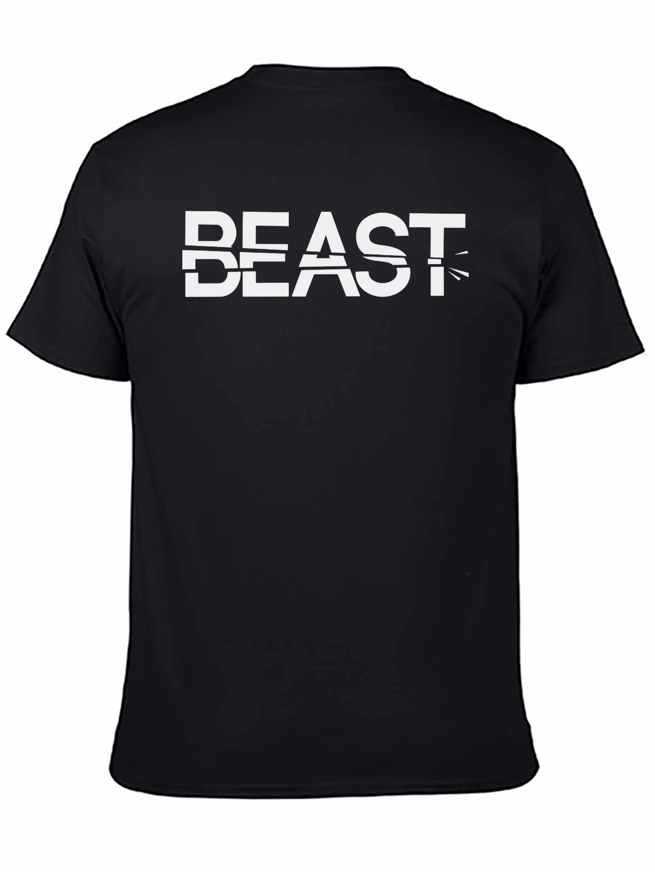 Beast Mode Black Graphic Tee - Fitness Apparel