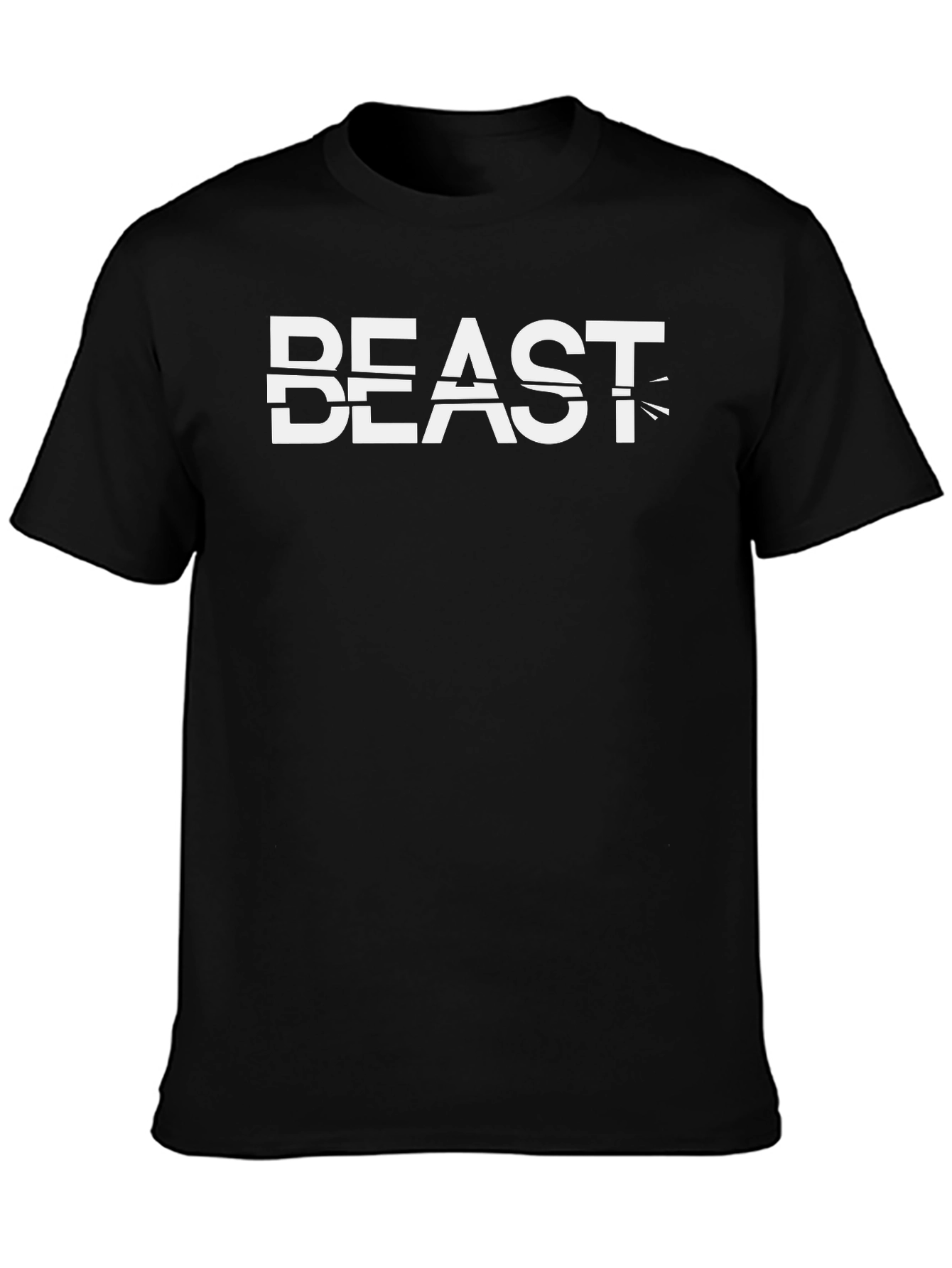 Beast Mode Black Graphic Tee - Fitness Apparel