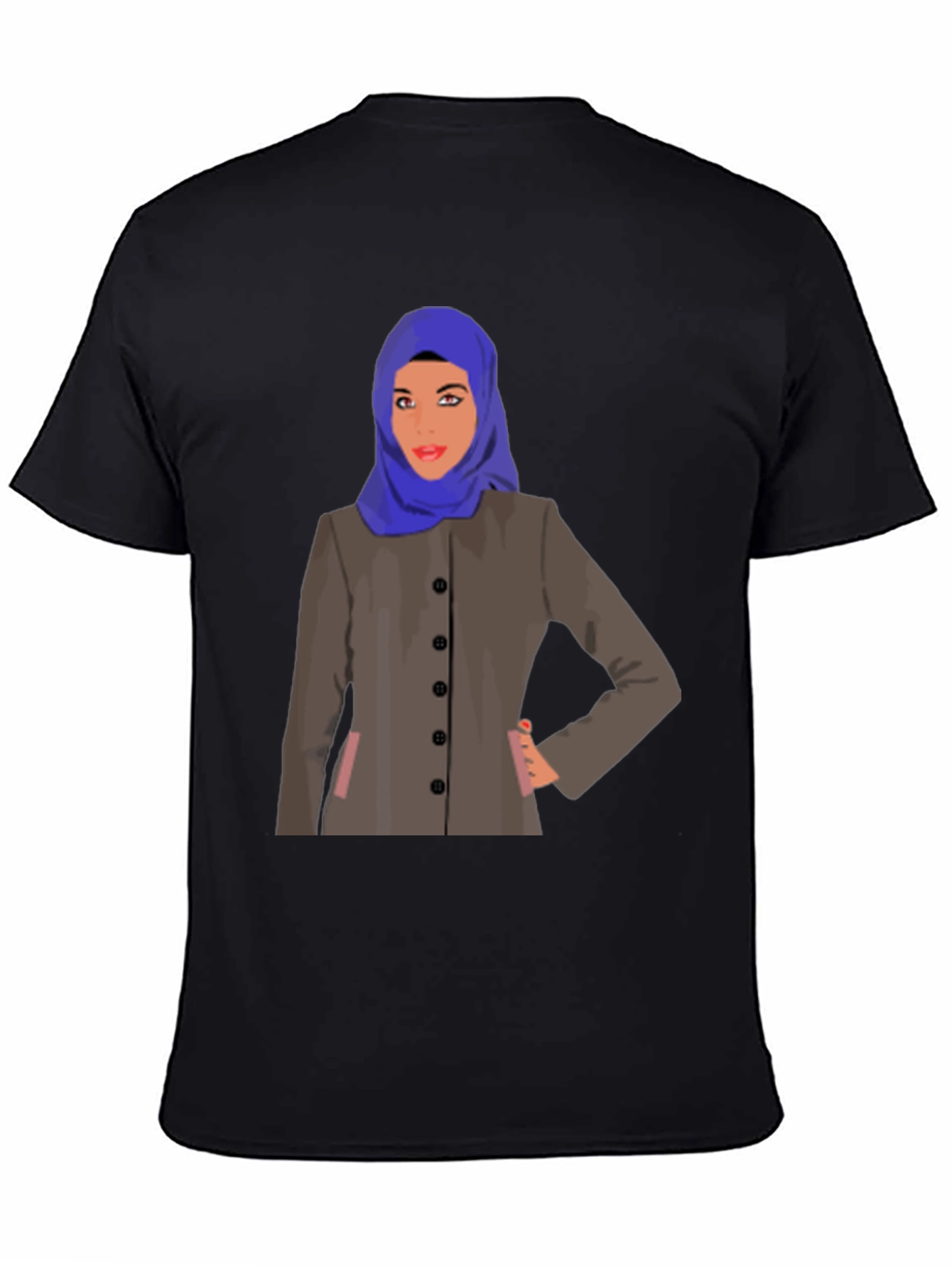 Hijab Woman Graphic T-Shirt - Stylish & Unique Design