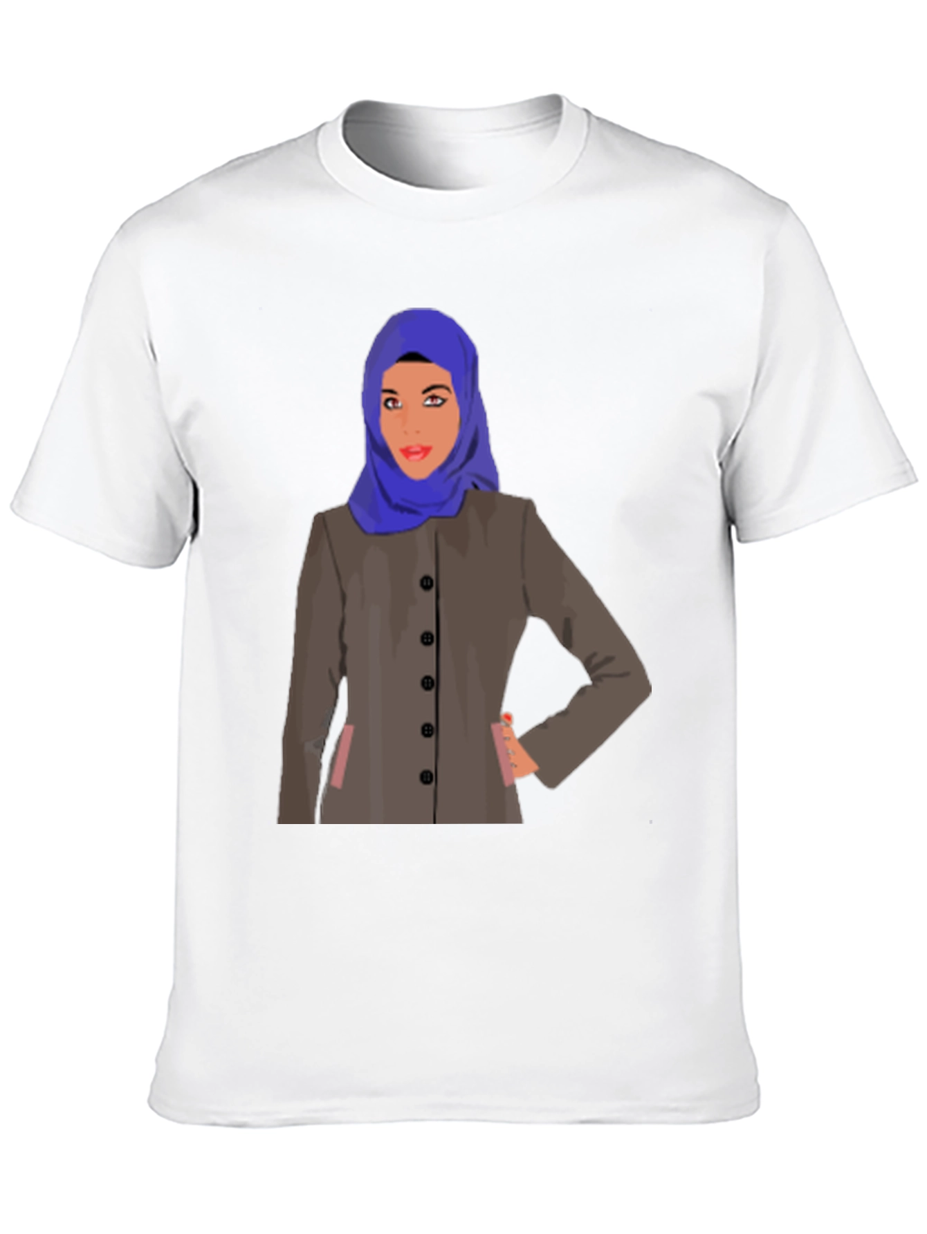 Hijab Woman Graphic T-Shirt - Stylish & Unique Design