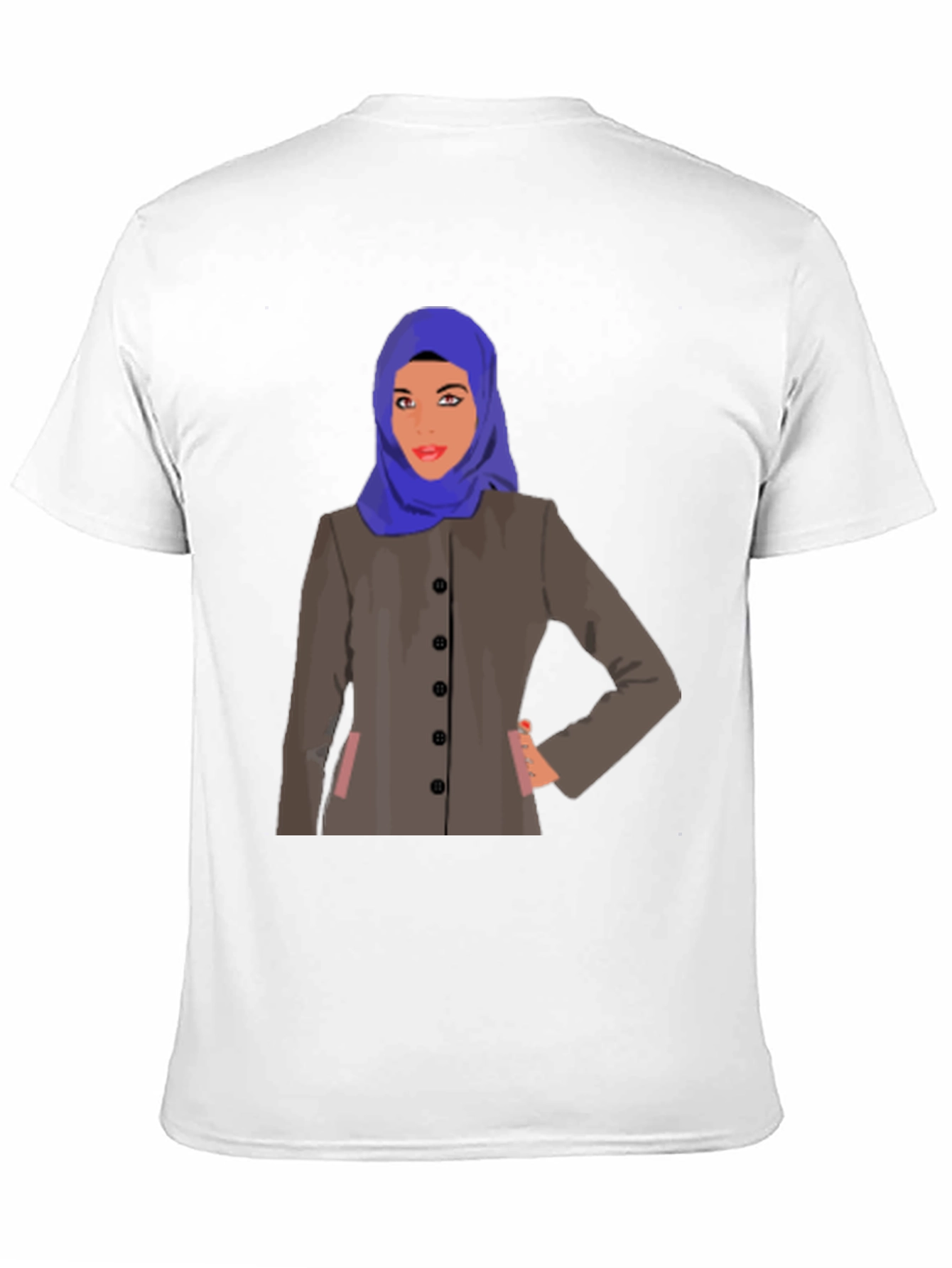 Hijab Woman Graphic T-Shirt - Stylish & Unique Design