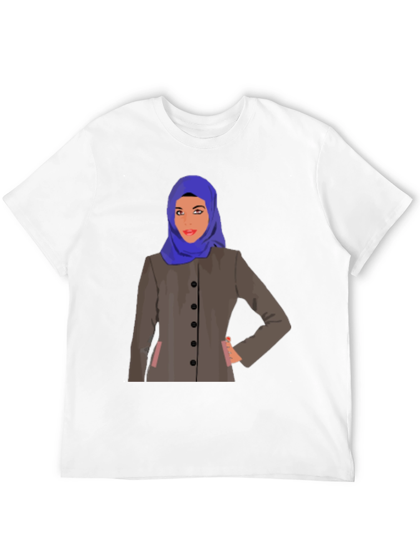Hijab Woman Graphic T-Shirt - Stylish & Unique Design