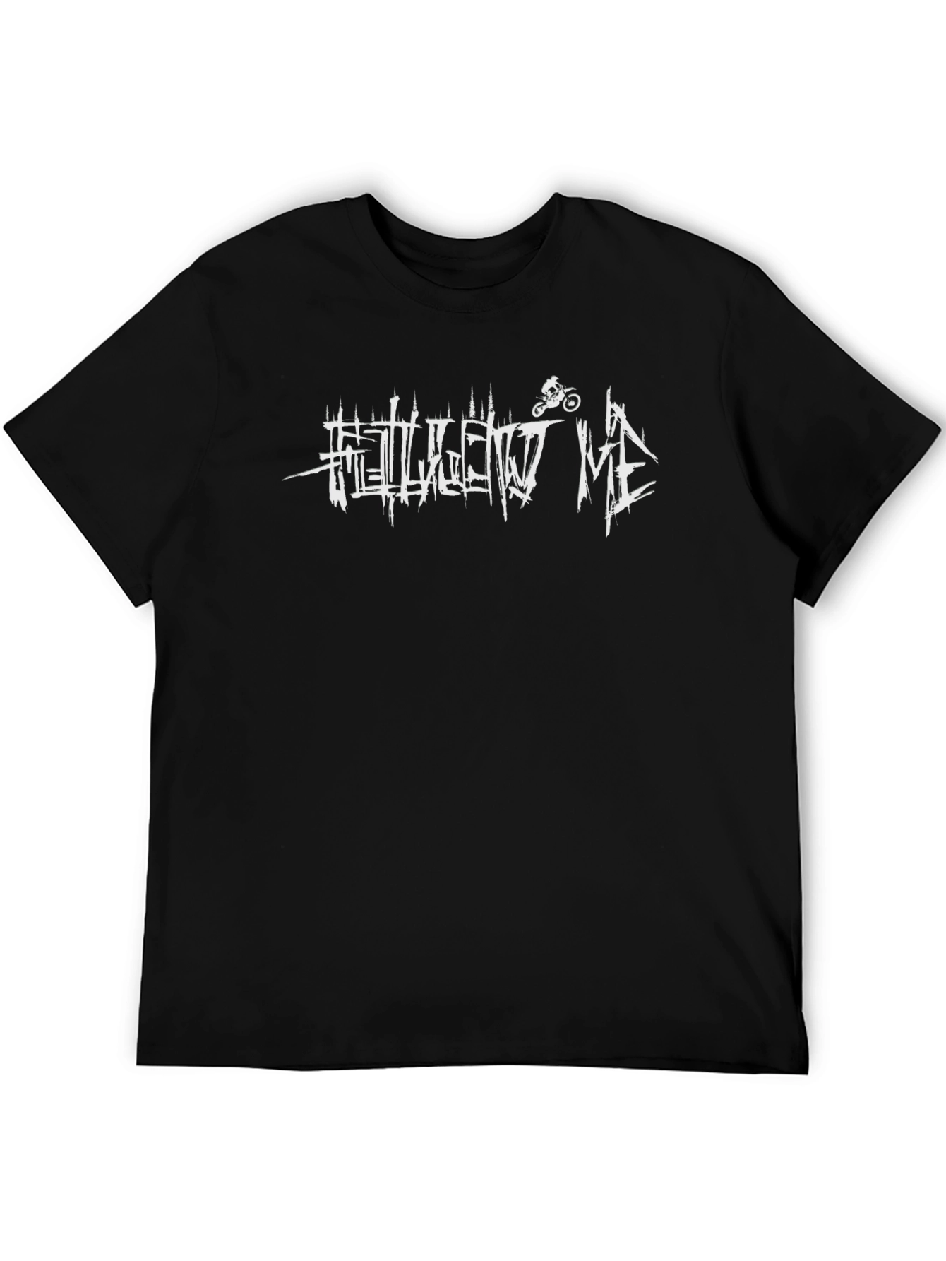 Follow Me Dirt Bike Black Graphic T-Shirt