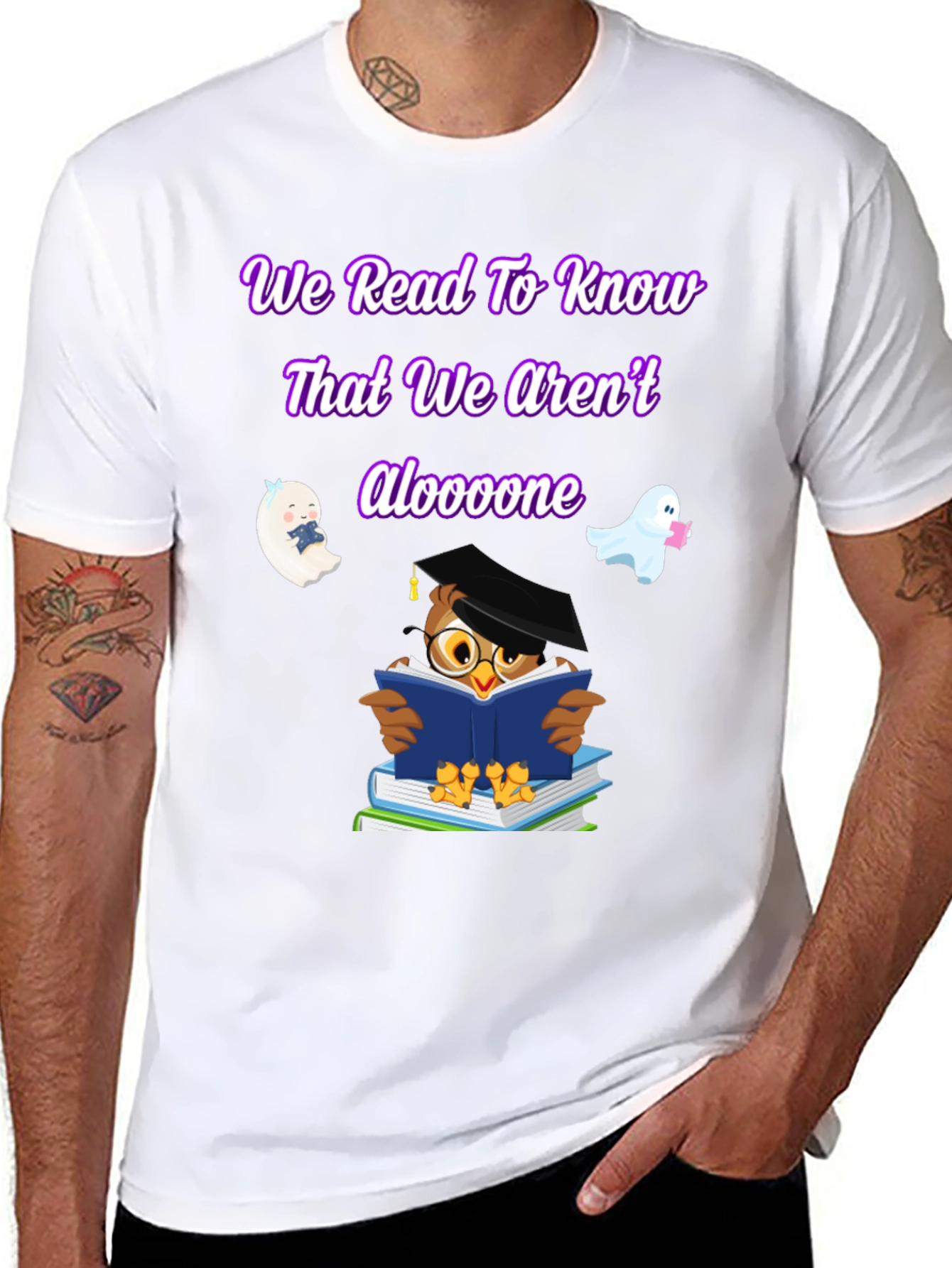 We Read To Know That We Arent Aloooone Shirt