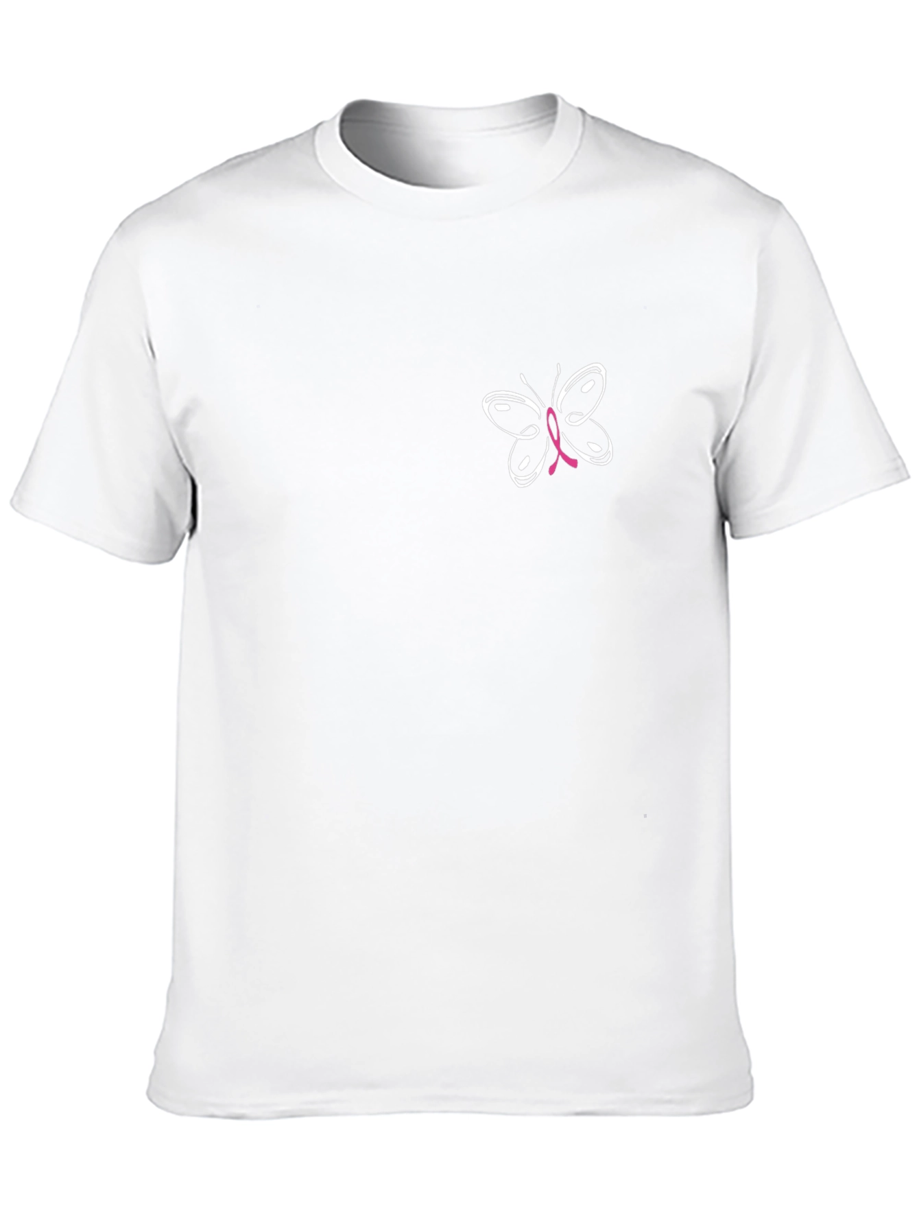 Breast Cancer Awareness Butterfly T-Shirt