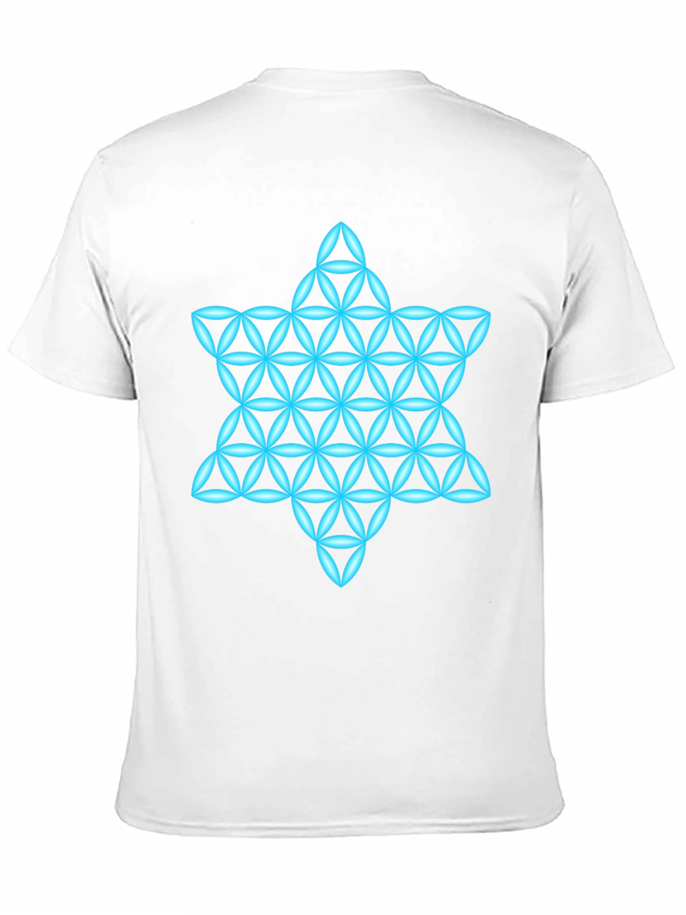 Geometric Star T-Shirt - Mens Black Graphic Tee