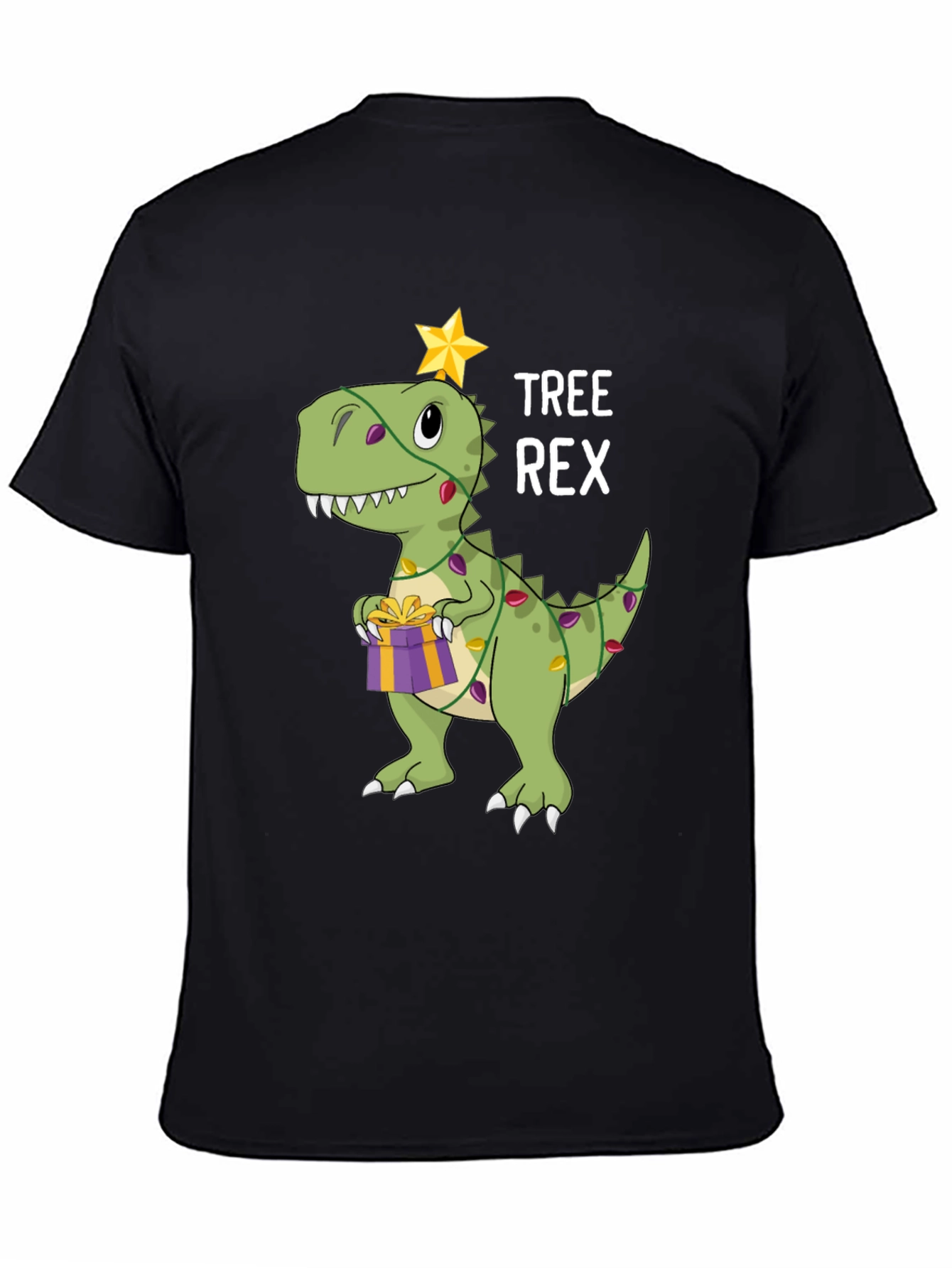 Tree Rex Dinosaur Christmas Graphic T-Shirt