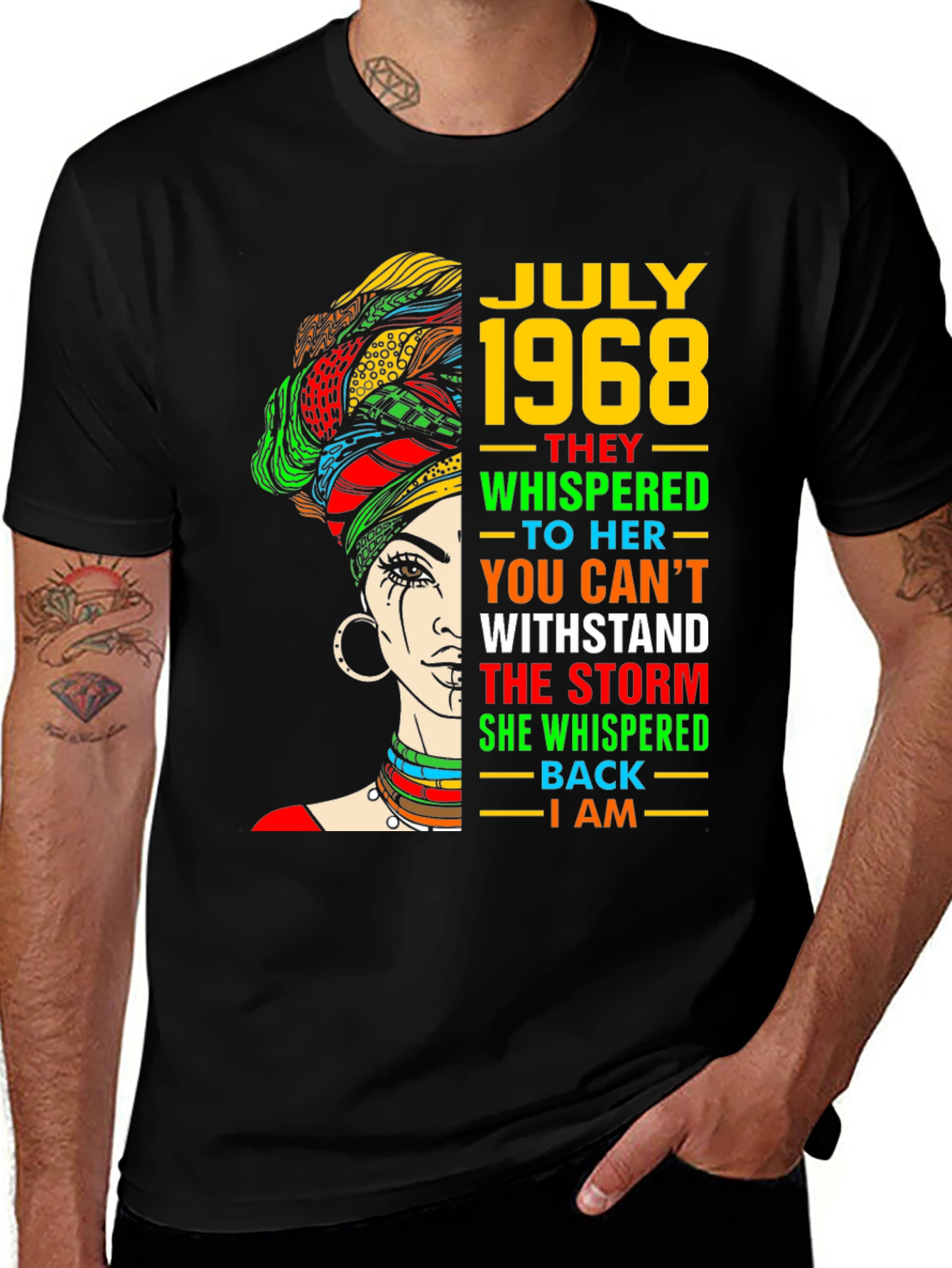 July 1968 Black Woman T-Shirt
