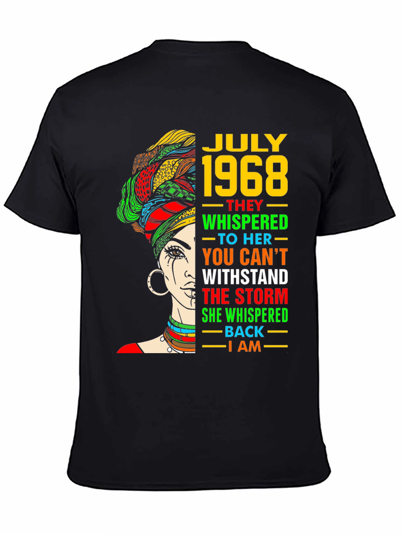 July 1968 Black Woman T-Shirt