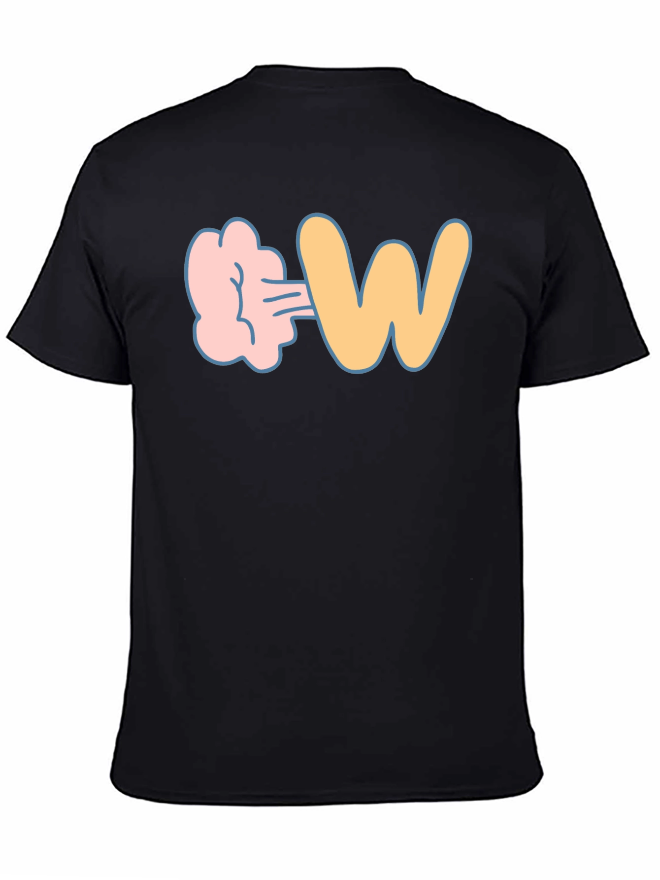 Farting W Funny Graphic T-Shirt