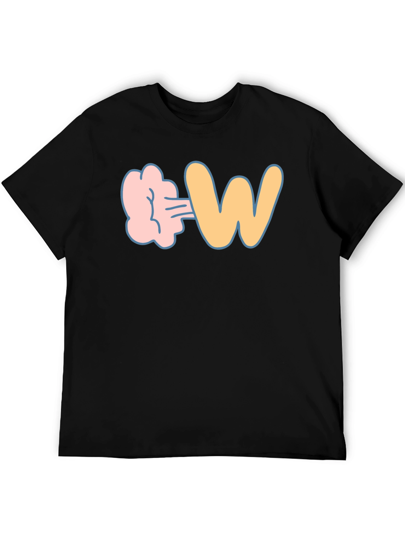 Farting W Funny Graphic T-Shirt