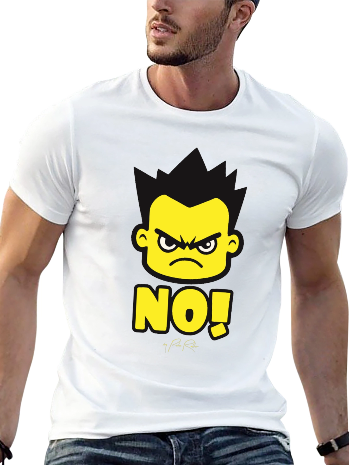 Black NO! Graphic Tee