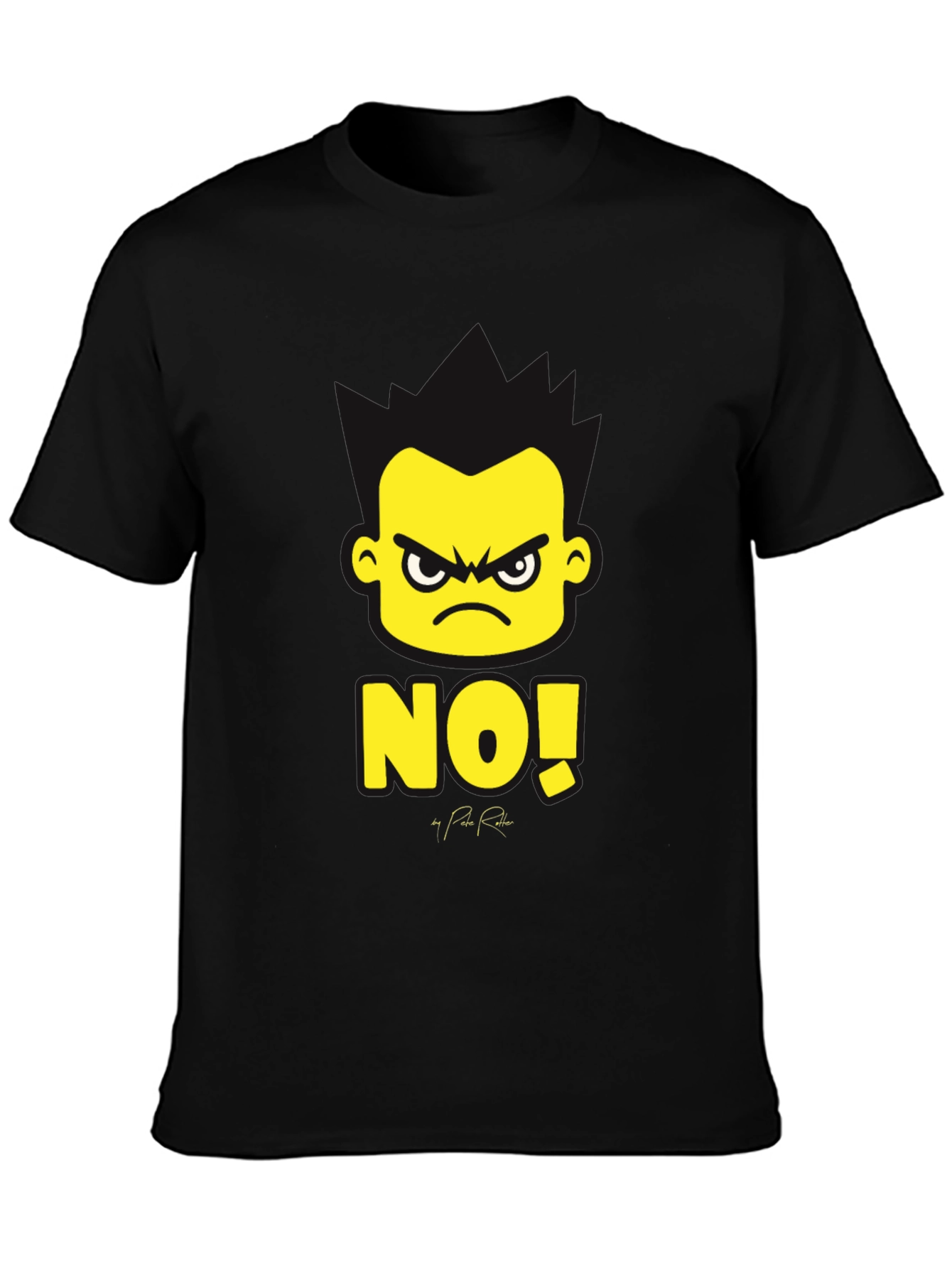 Black NO! Graphic Tee