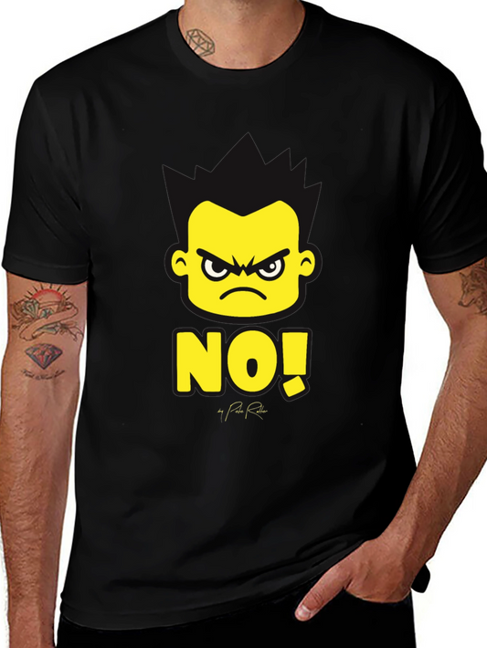 Black NO! Graphic Tee