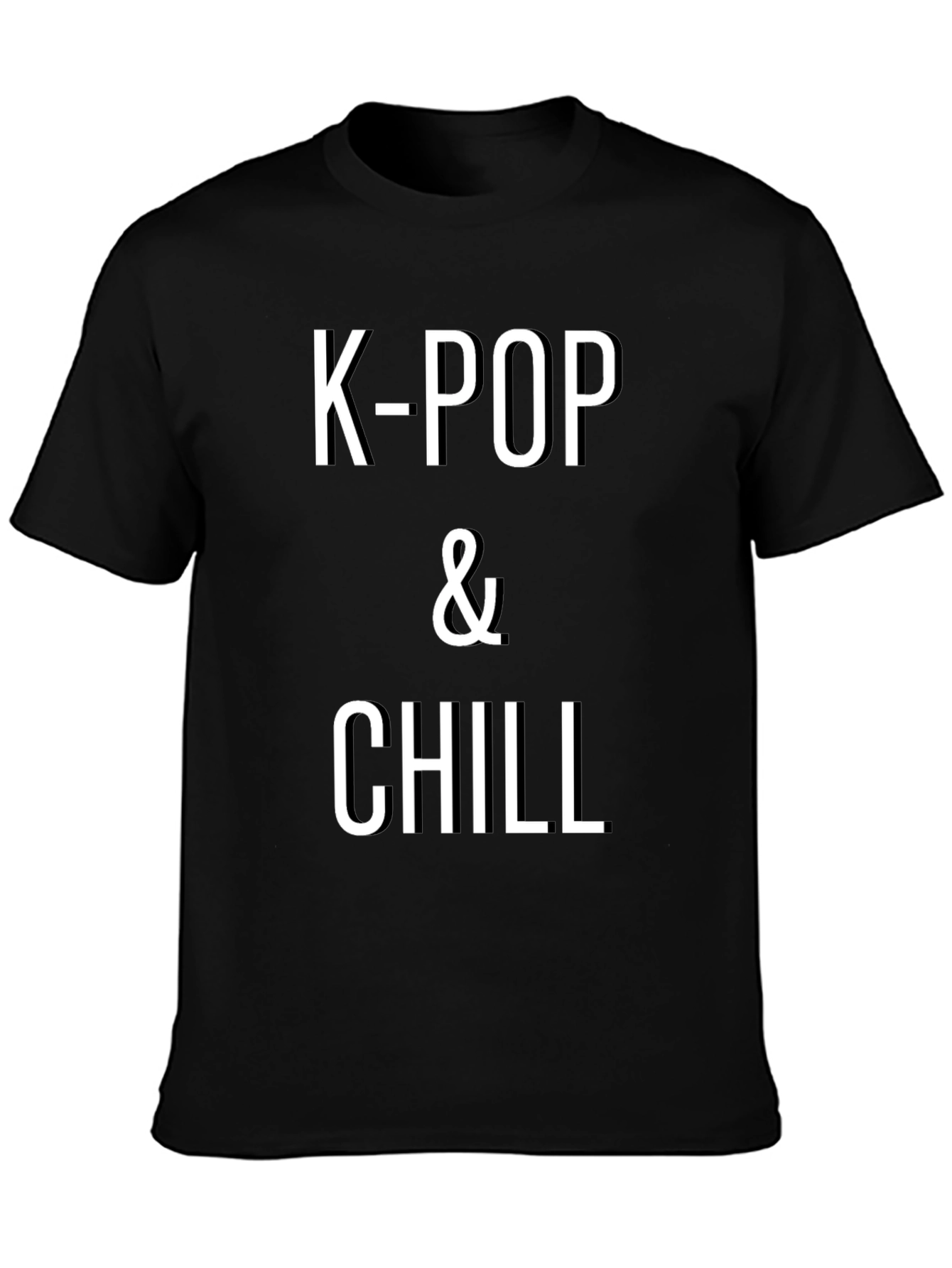 K-POP & Chill T-Shirt - Black