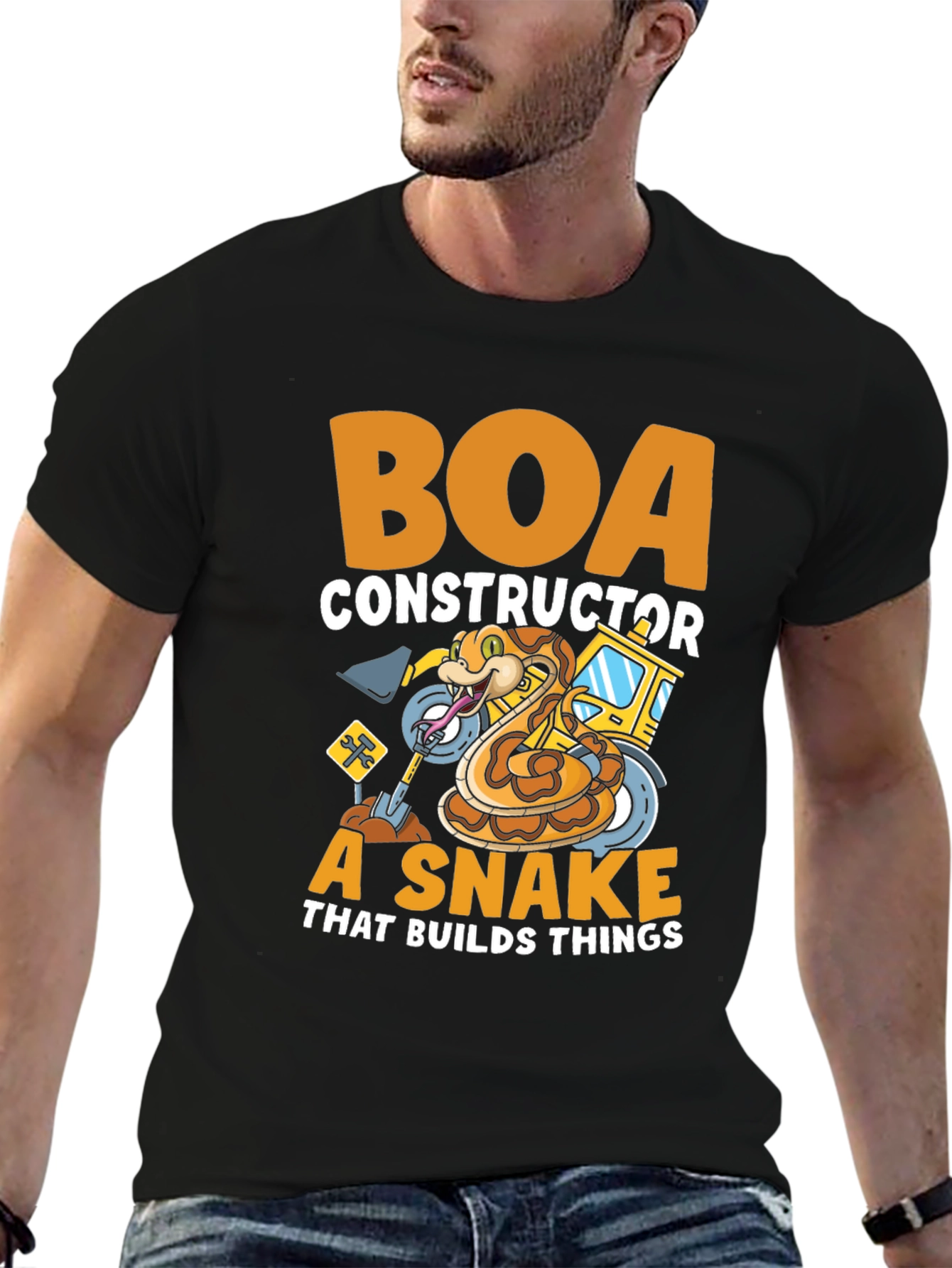 Boa Constructor T-Shirt: Snake That Builds