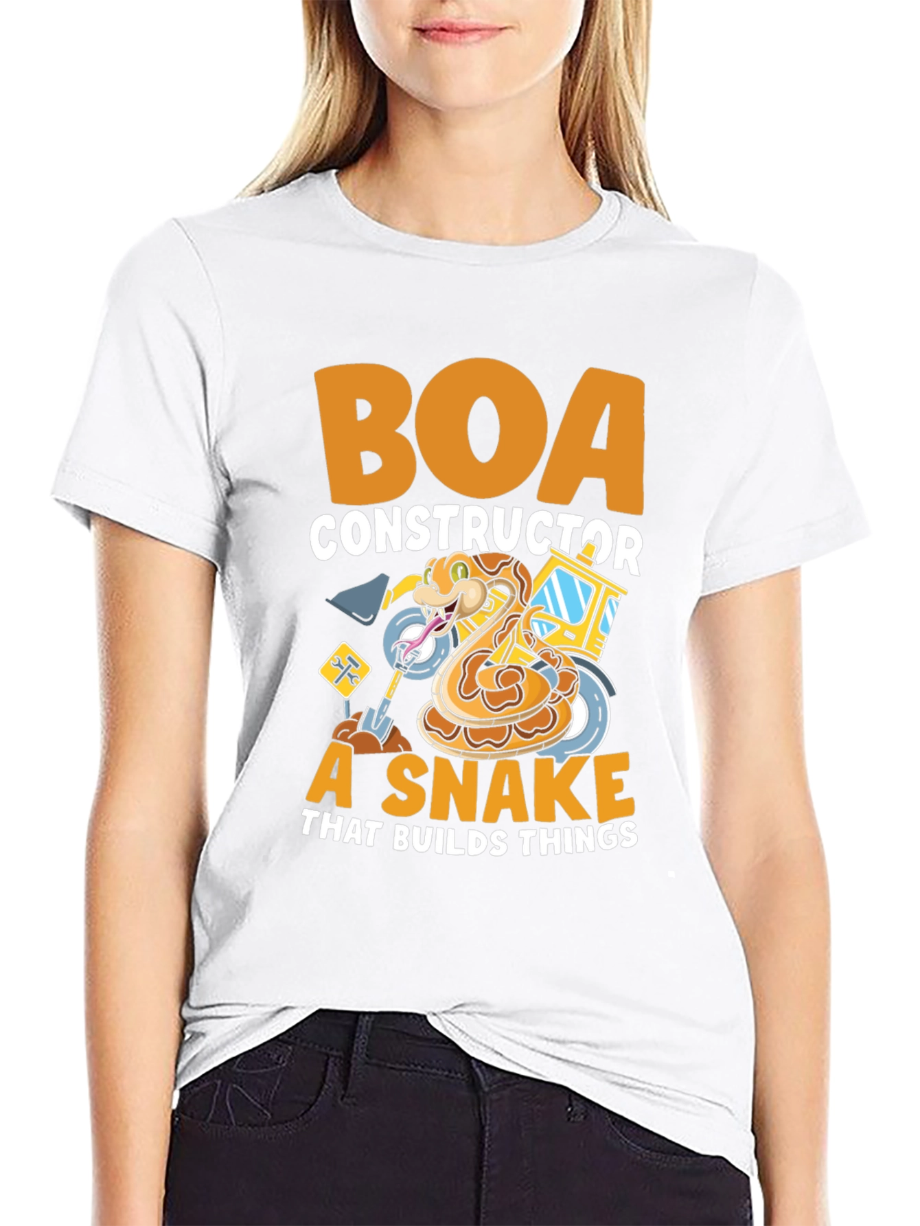 Boa Constructor T-Shirt: Snake That Builds